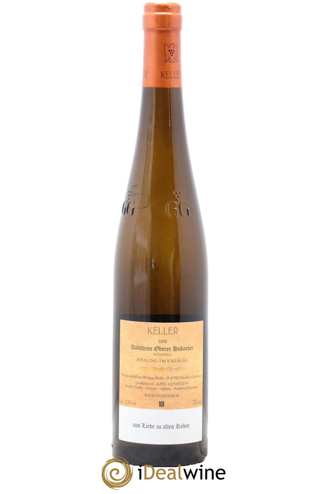 Riesling Trocken GG Oberer Hubacker Keller 2023 - Lot de 1 bouteille - 1