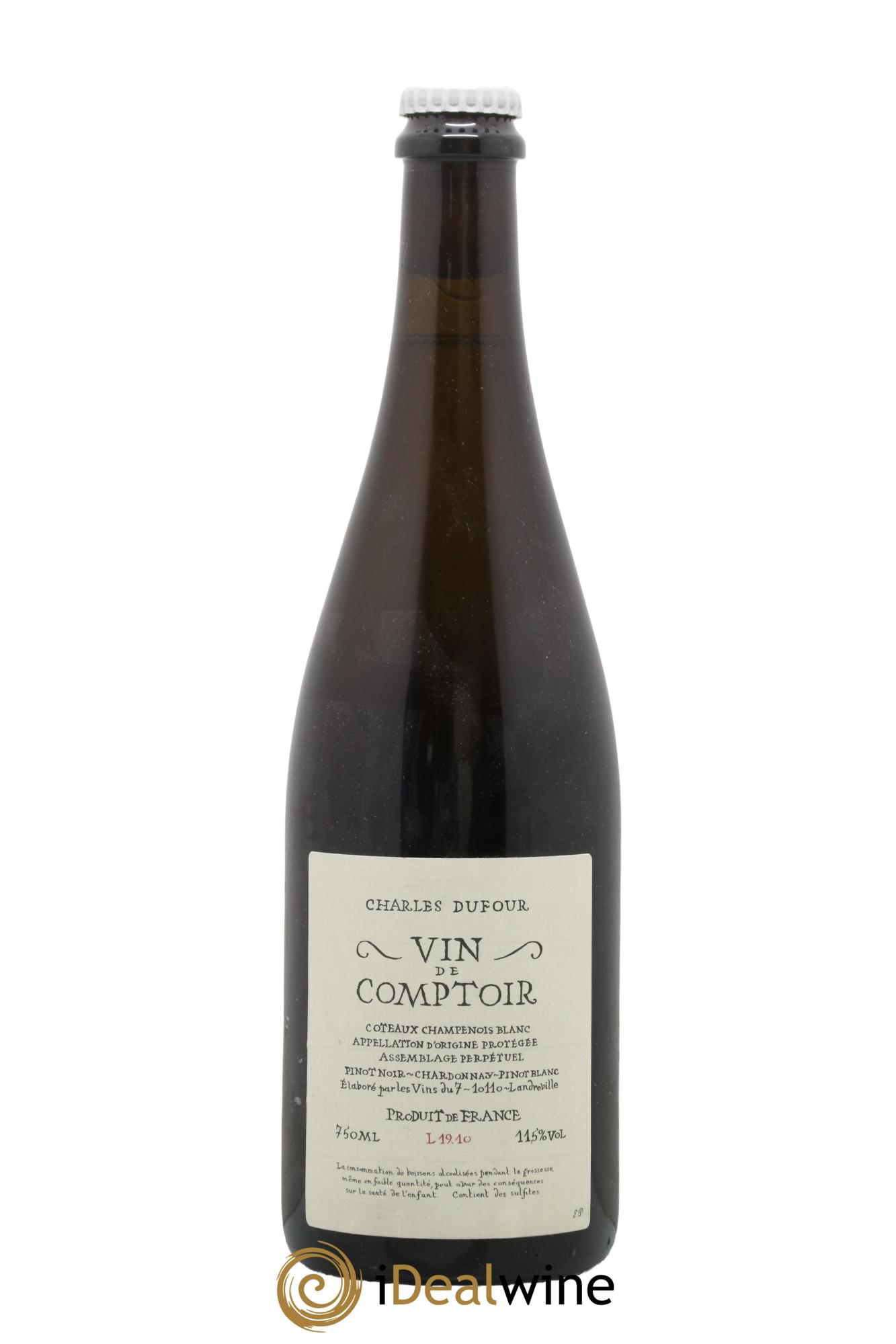 Coteaux Champenois Vin de Comtoir Domaine Charles Dufour 2019 - Lot de 1 bouteille - 0