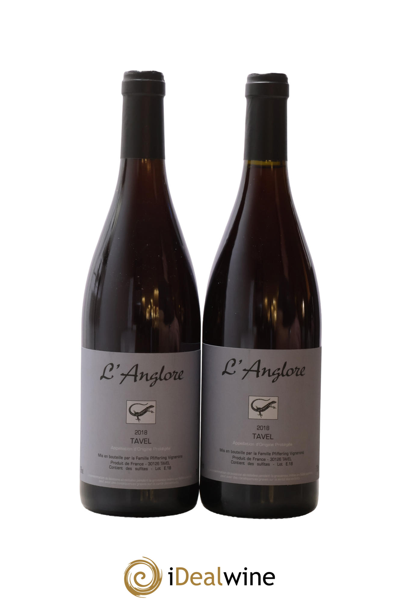Tavel L'Anglore 2018 - Lot de 2 bouteilles - 0
