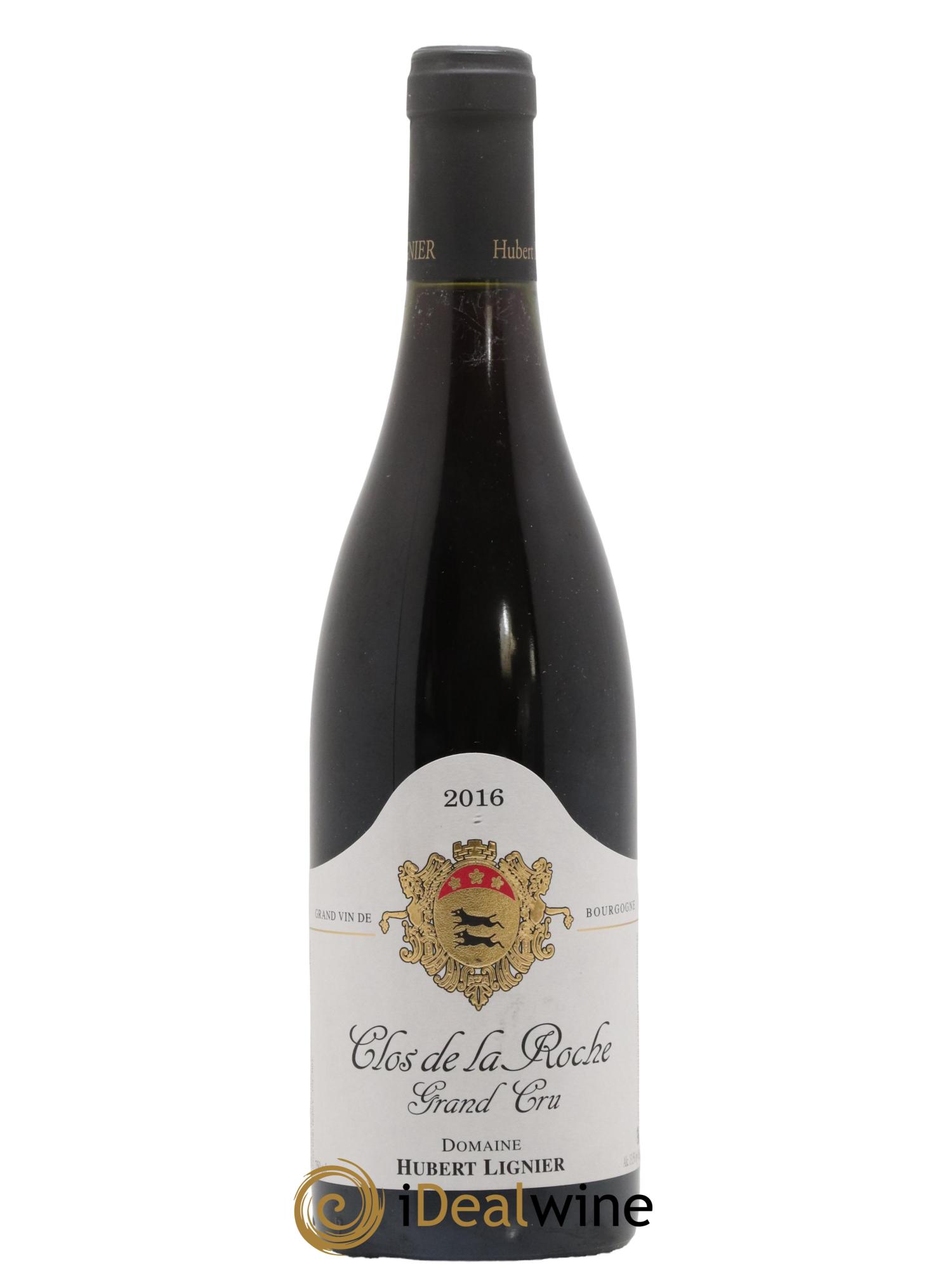 Clos de la Roche Grand Cru Hubert Lignier (Domaine) 2016 - Lotto di 1 bottiglia - 0