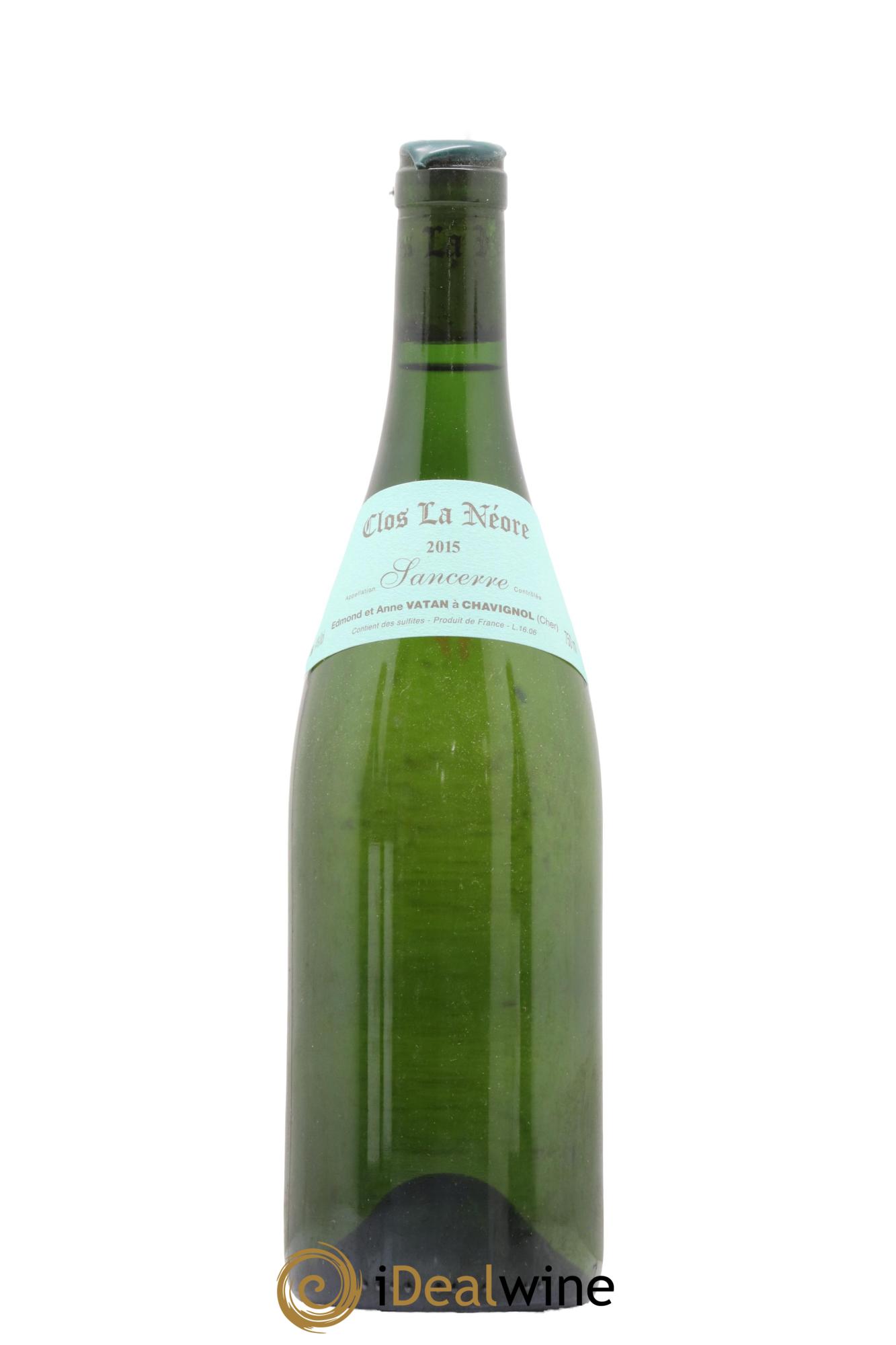 Sancerre Clos la Neore Edmond Vatan 2015 - Lot de 1 bouteille - 0