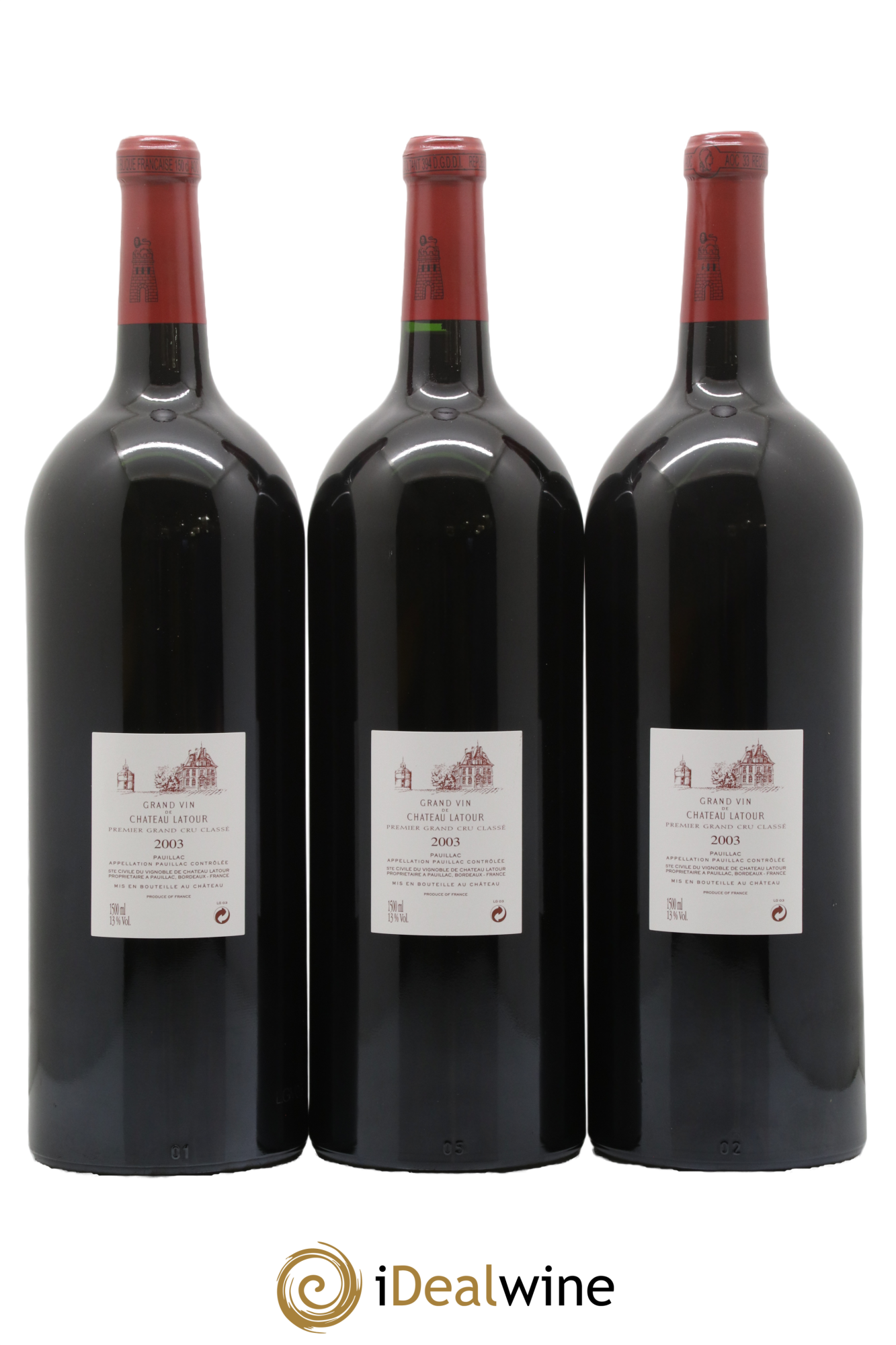 Château Latour 1er Grand Cru Classé 2003 - Lot de 6 magnums - 4