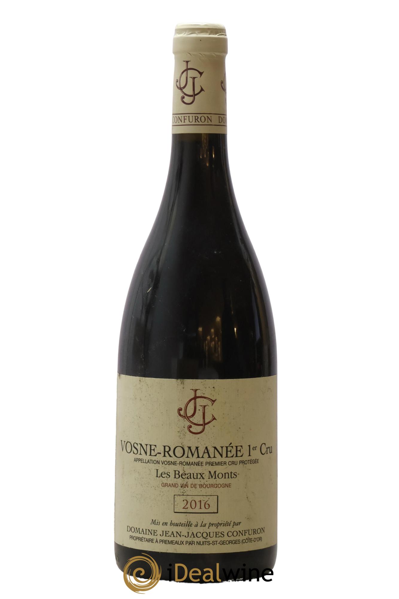 Vosne-Romanée 1er Cru Les Beaux Monts Jean-Jacques Confuron 2016 - Lot de 1 bouteille - 0