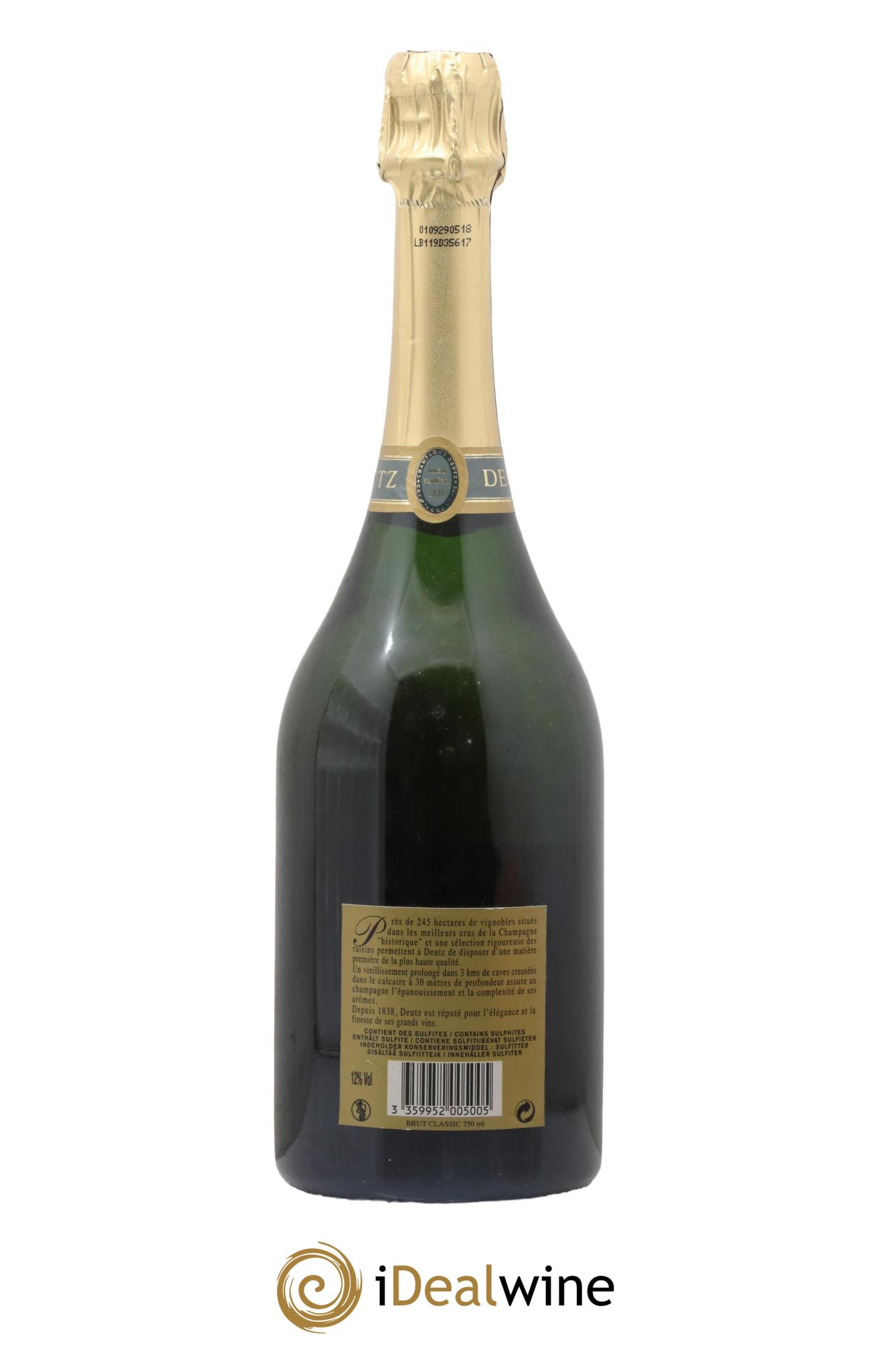 Brut Classic Deutz - Lot de 1 bouteille - 1