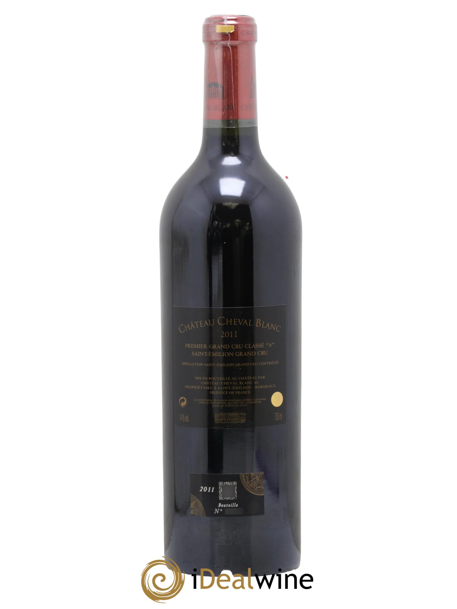 Château Cheval Blanc 1er Grand Cru Classé A 2011 - Lotto di 1 bottiglia - 1