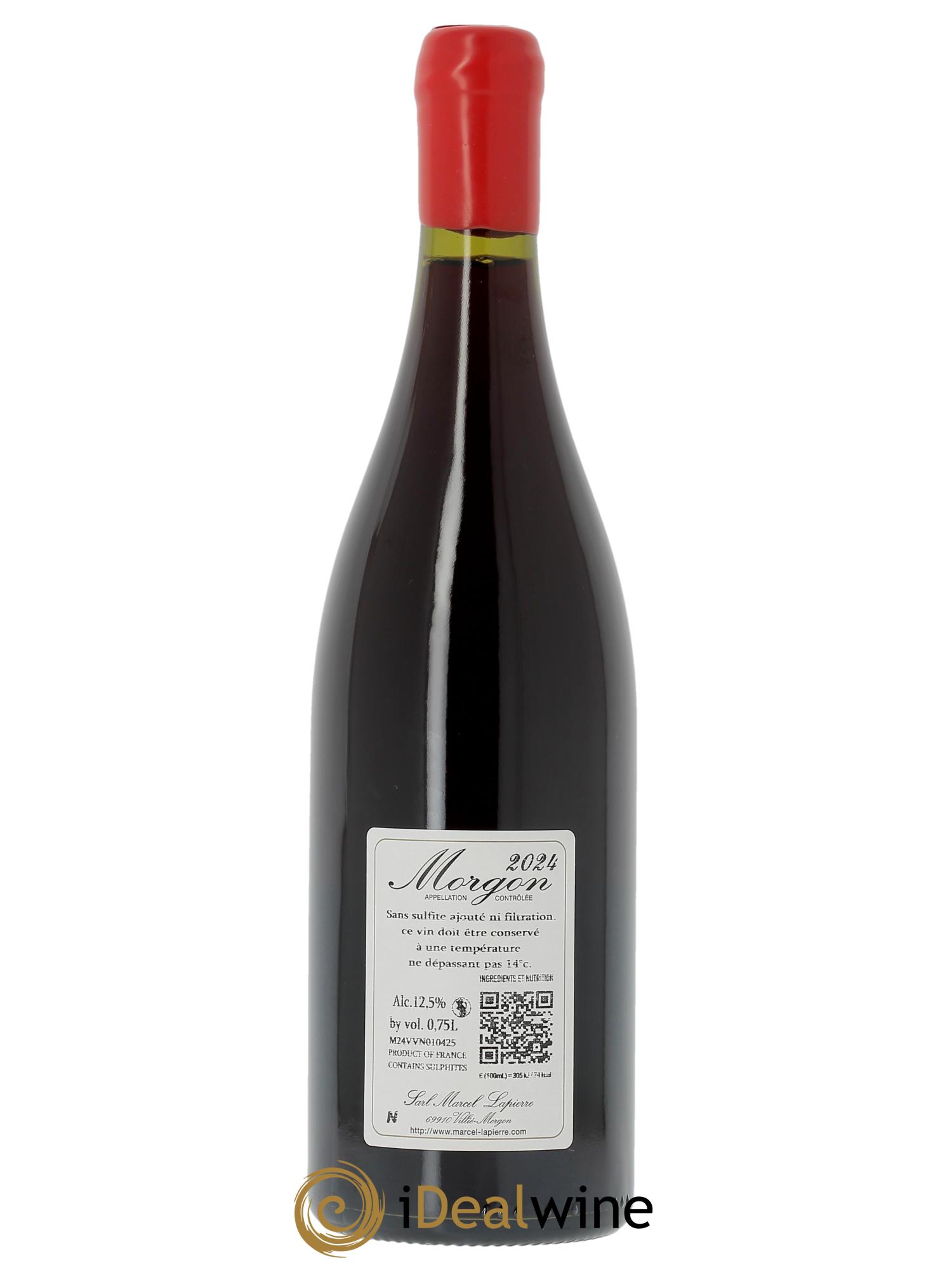 Morgon (sans soufre) Marcel Lapierre (Domaine) 2024 - Posten von 1 Flasche - 1