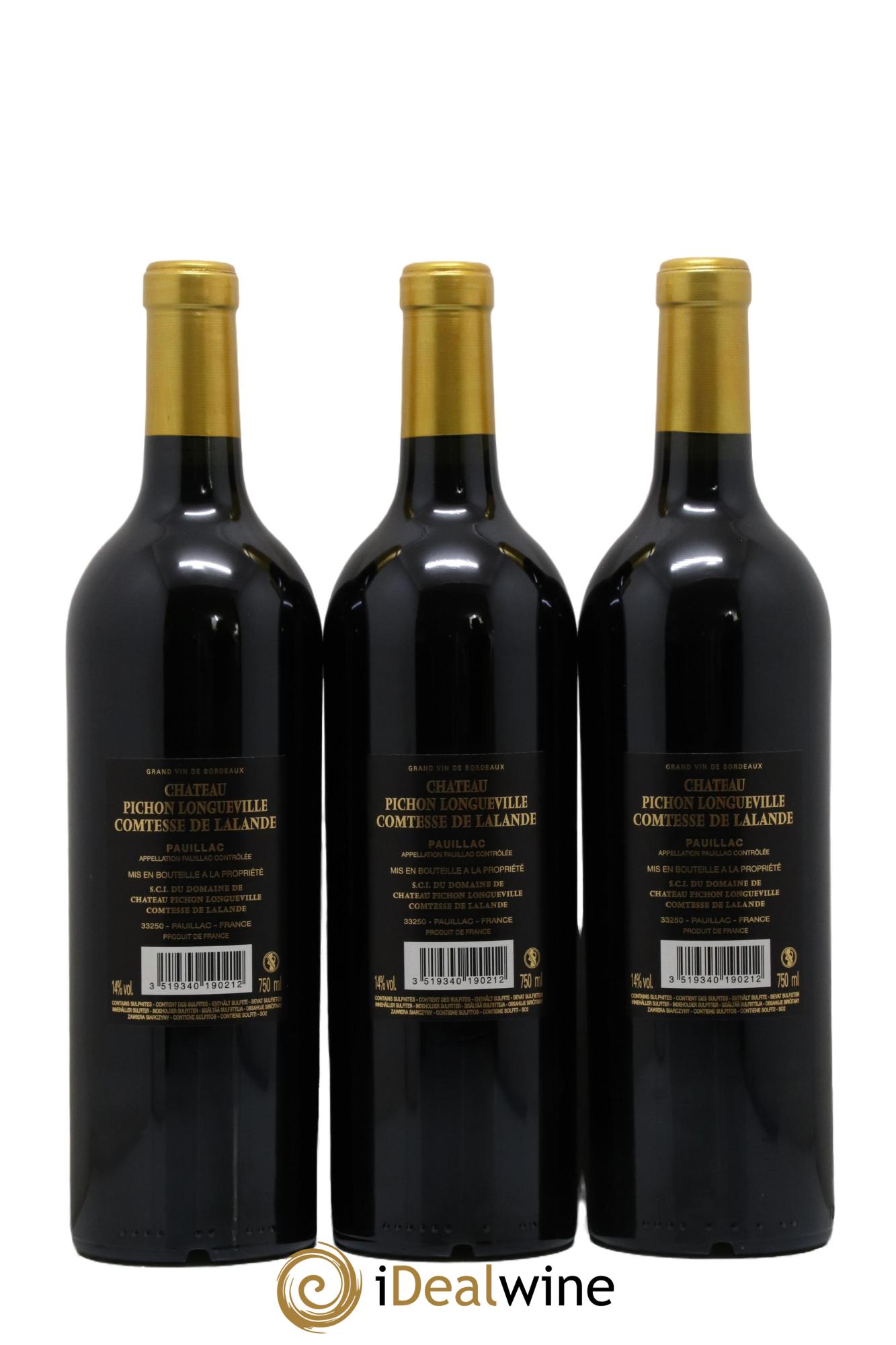 Château Pichon Longueville Comtesse de Lalande 2ème Grand Cru Classé 2019 - Lotto di 6 bottiglie - 4