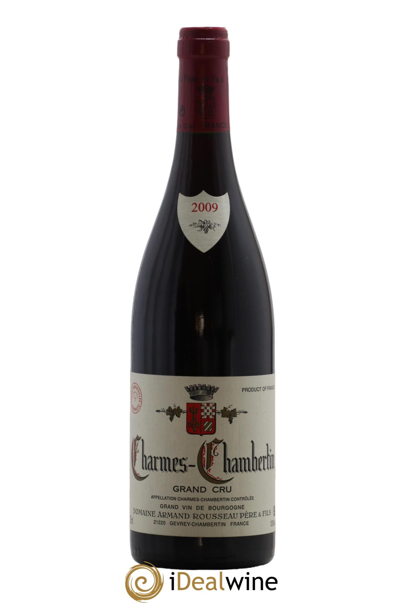Charmes-Chambertin Grand Cru Armand Rousseau (Domaine) 2009 - Lot de 1 bouteille - 0