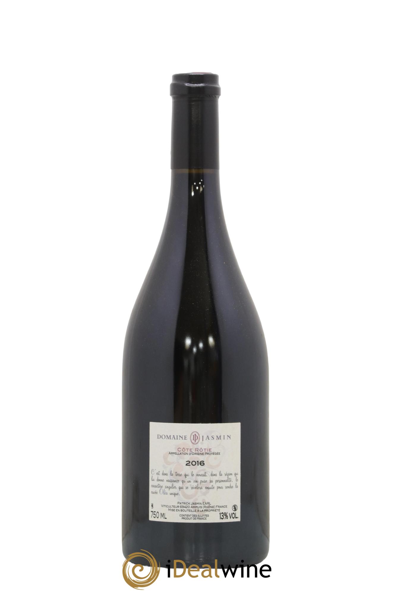 Côte-Rôtie Oléa Jasmin (Domaine) 2016 - Lot de 1 bouteille - 1