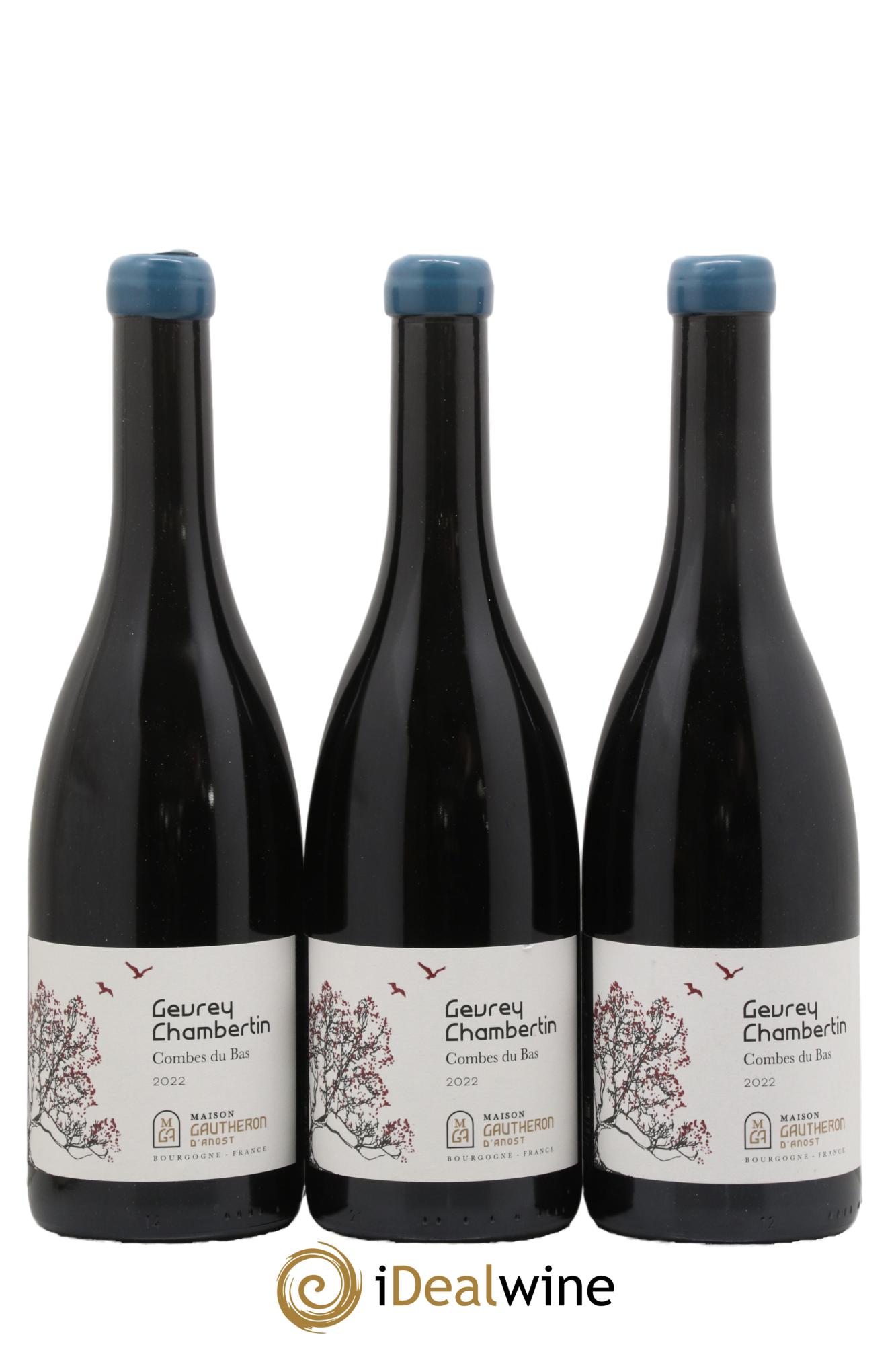 Gevrey-Chambertin Combes du Bas Maison Gautheron 2022 - Lot de 3 bouteilles - 0