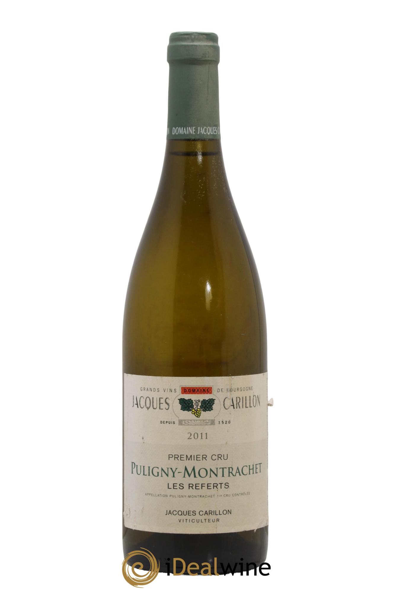 Puligny-Montrachet 1er Cru Les Referts Jacques Carillon (Domaine) 2011 - Lot de 1 bouteille - 0