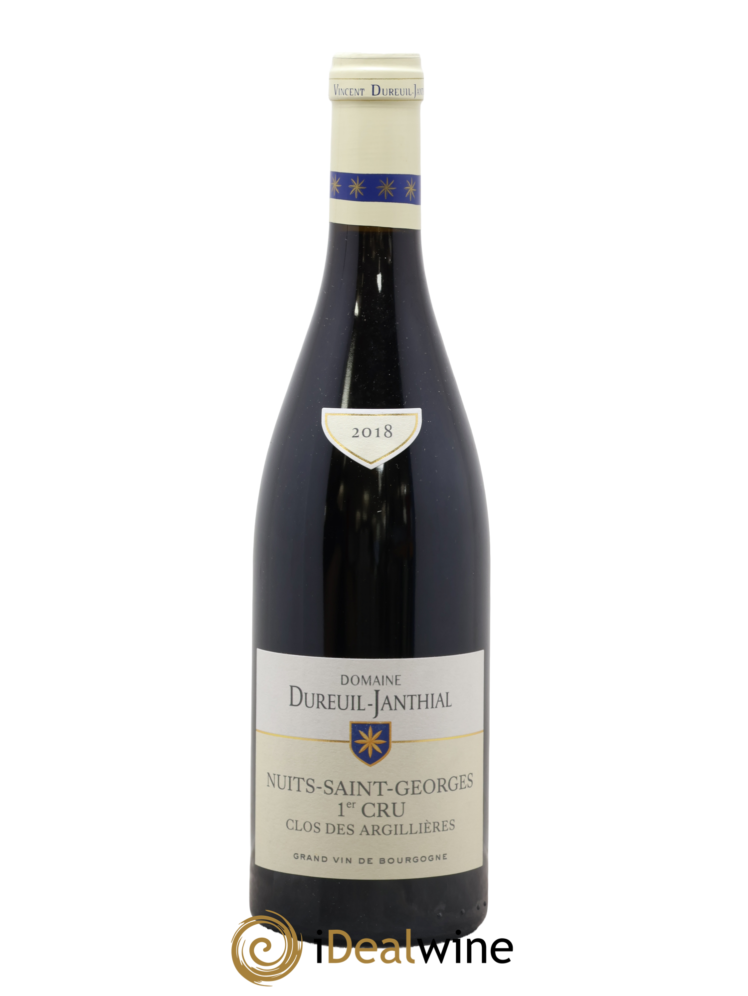 Nuits-Saint-Georges 1er Cru Clos des Argillières Vincent Dureuil-Janthial 2018 - Lot de 1 bouteille - 0