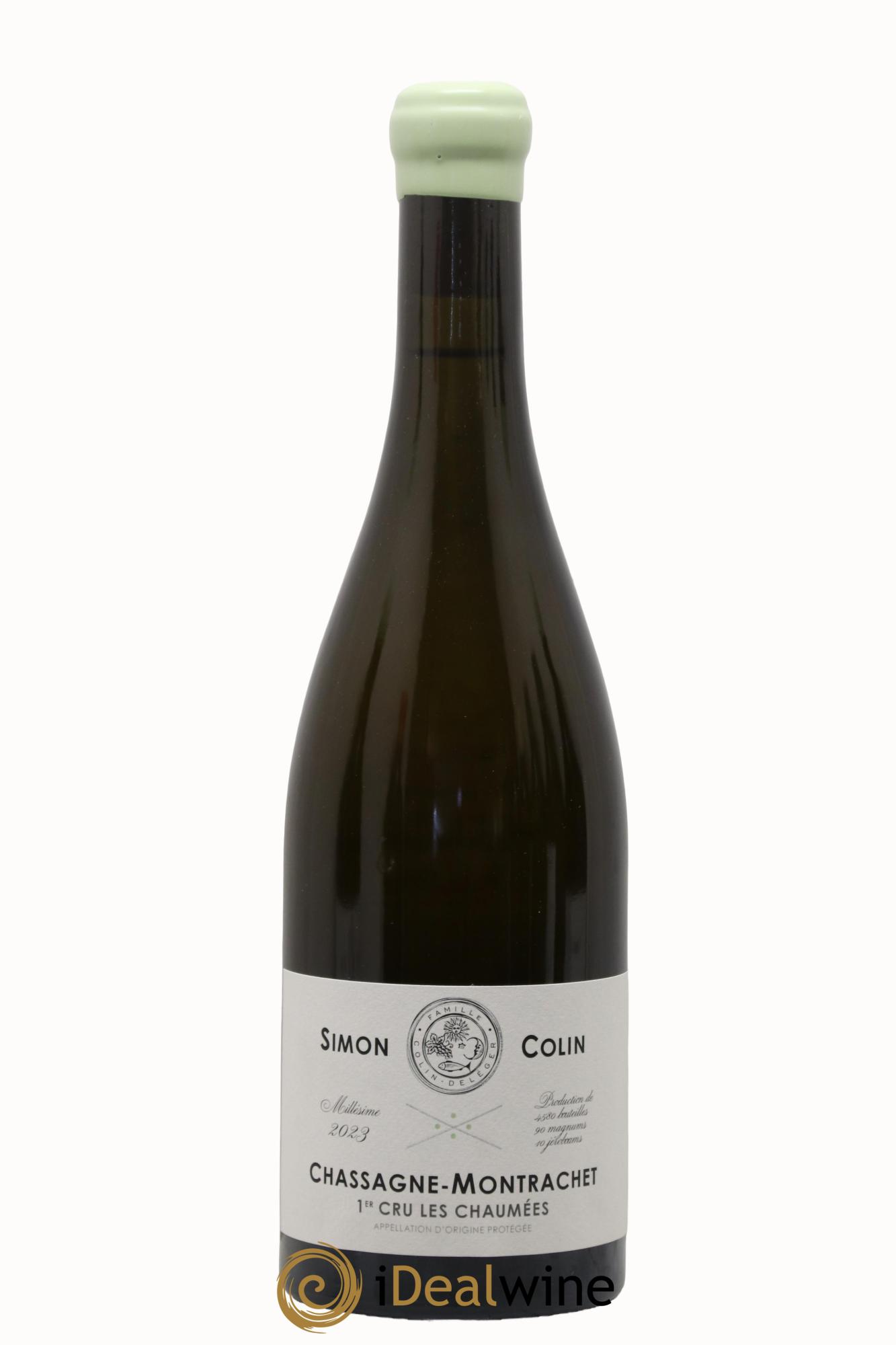 Chassagne-Montrachet 1er Cru Les Chaumées Simon Colin 2023 - Lot de 1 bouteille - 0