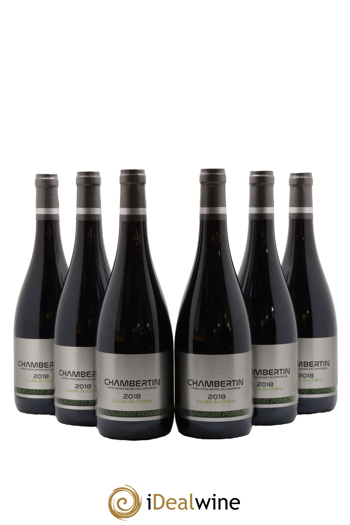 Chambertin Grand Cru Cuvée du Chêne Laurent Ponsot 2018 - Lot of 6 bottles - 0