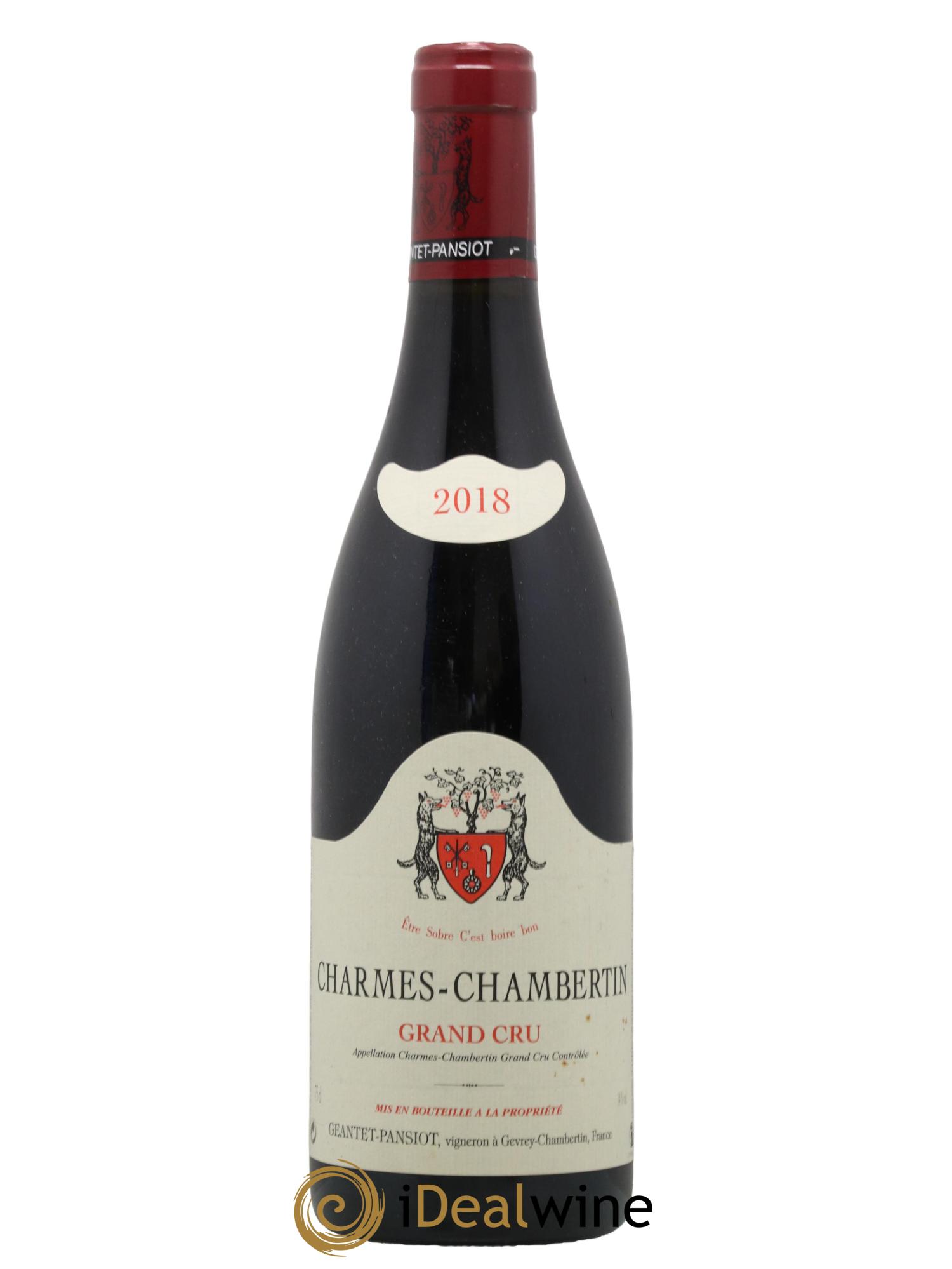 Charmes-Chambertin Grand Cru Geantet-Pansiot 2018 - Lot de 1 bouteille - 0