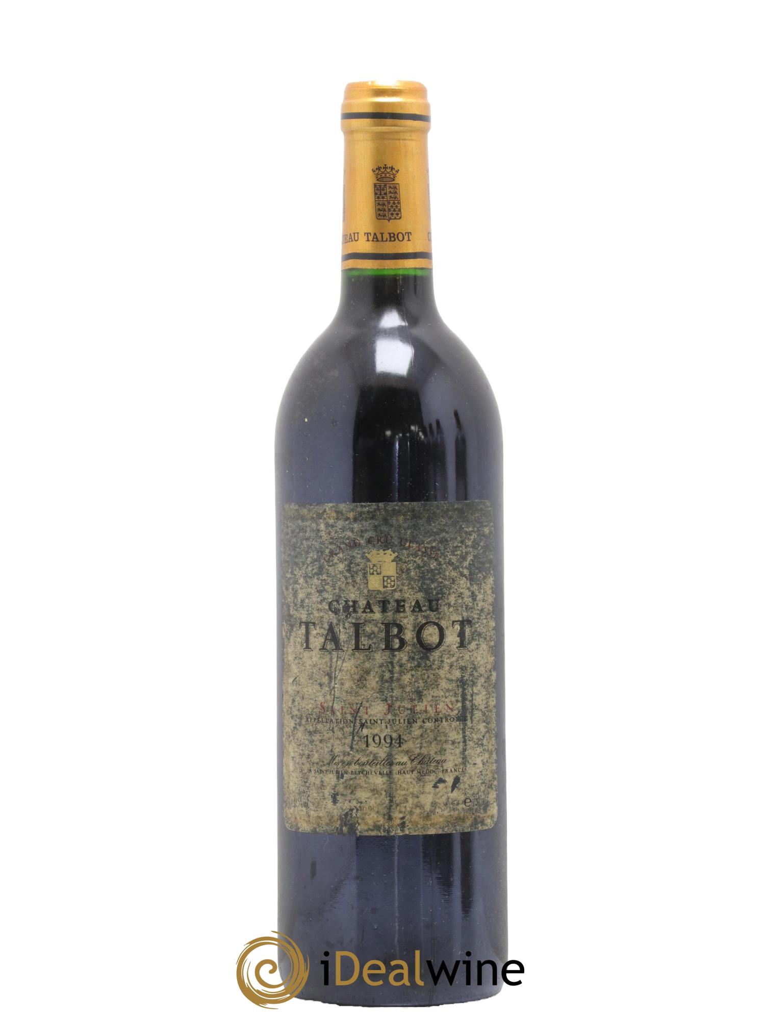 Château Talbot 4ème Grand Cru Classé 1994 - Lotto di 1 bottiglia - 0