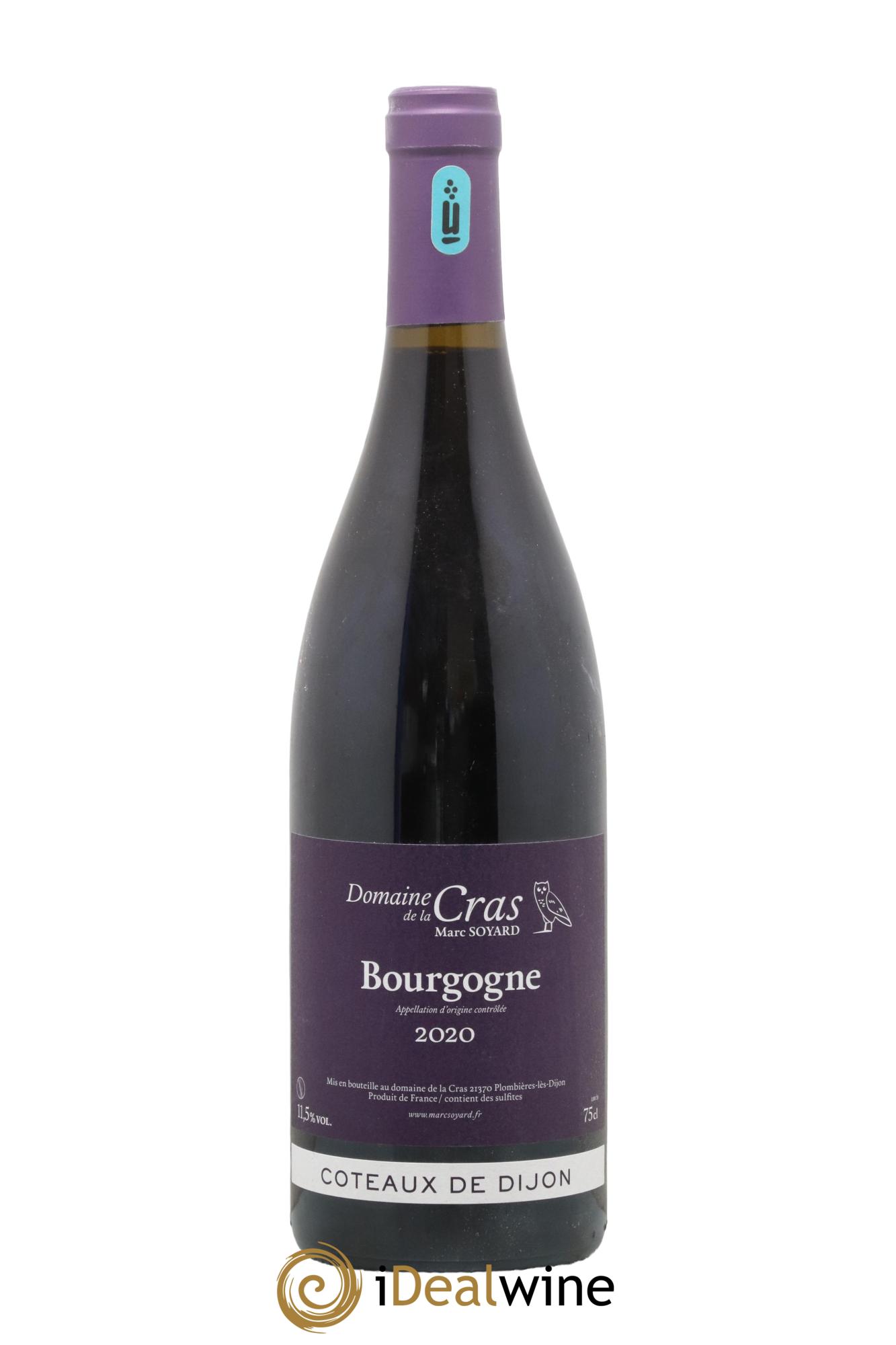 Bourgogne Domaine de la Cras - Marc Soyard 2020 - Lot de 1 bouteille - 0
