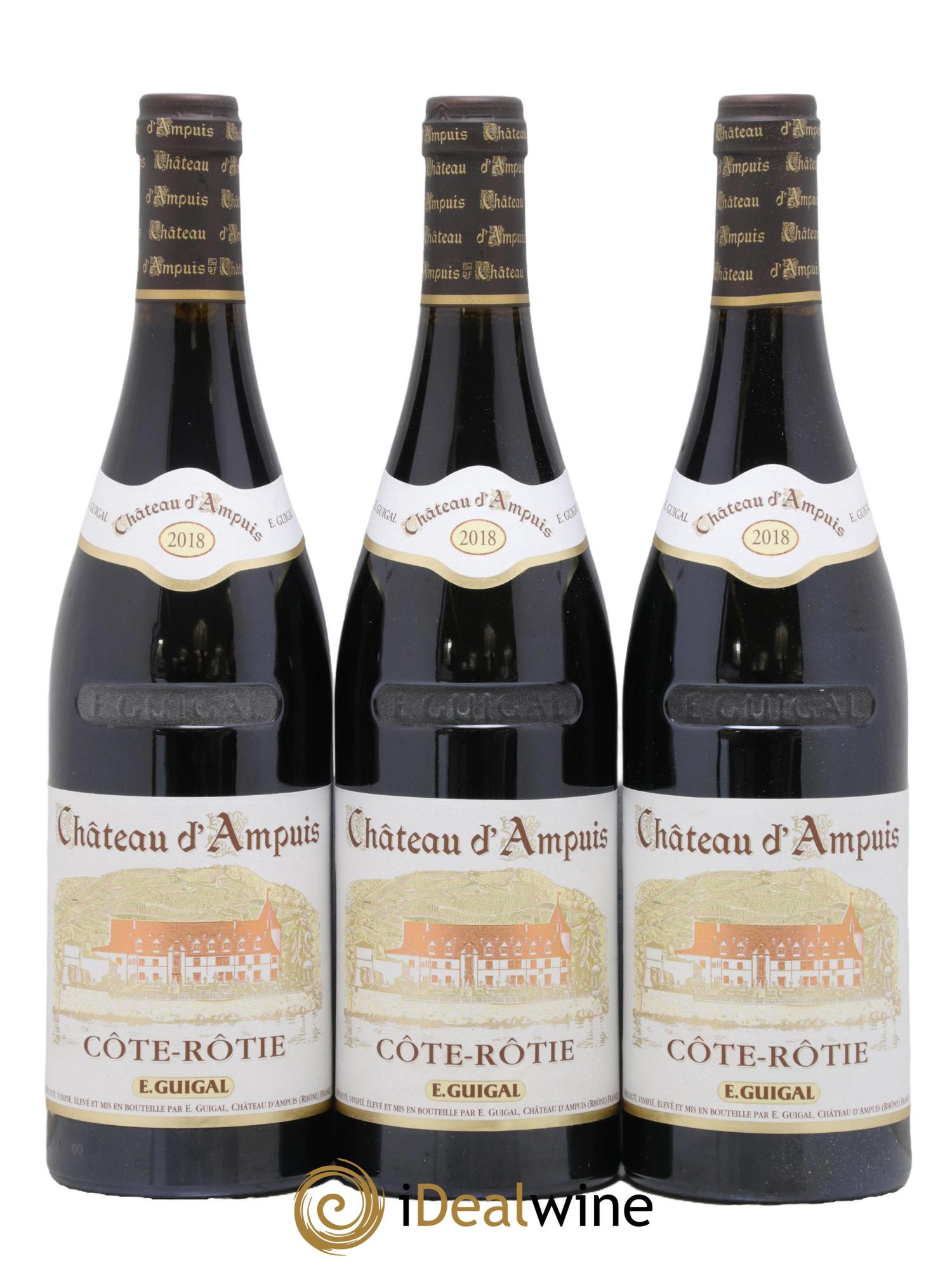 Côte-Rôtie Château d'Ampuis Guigal 2018 - Lot of 3 bottles - 0