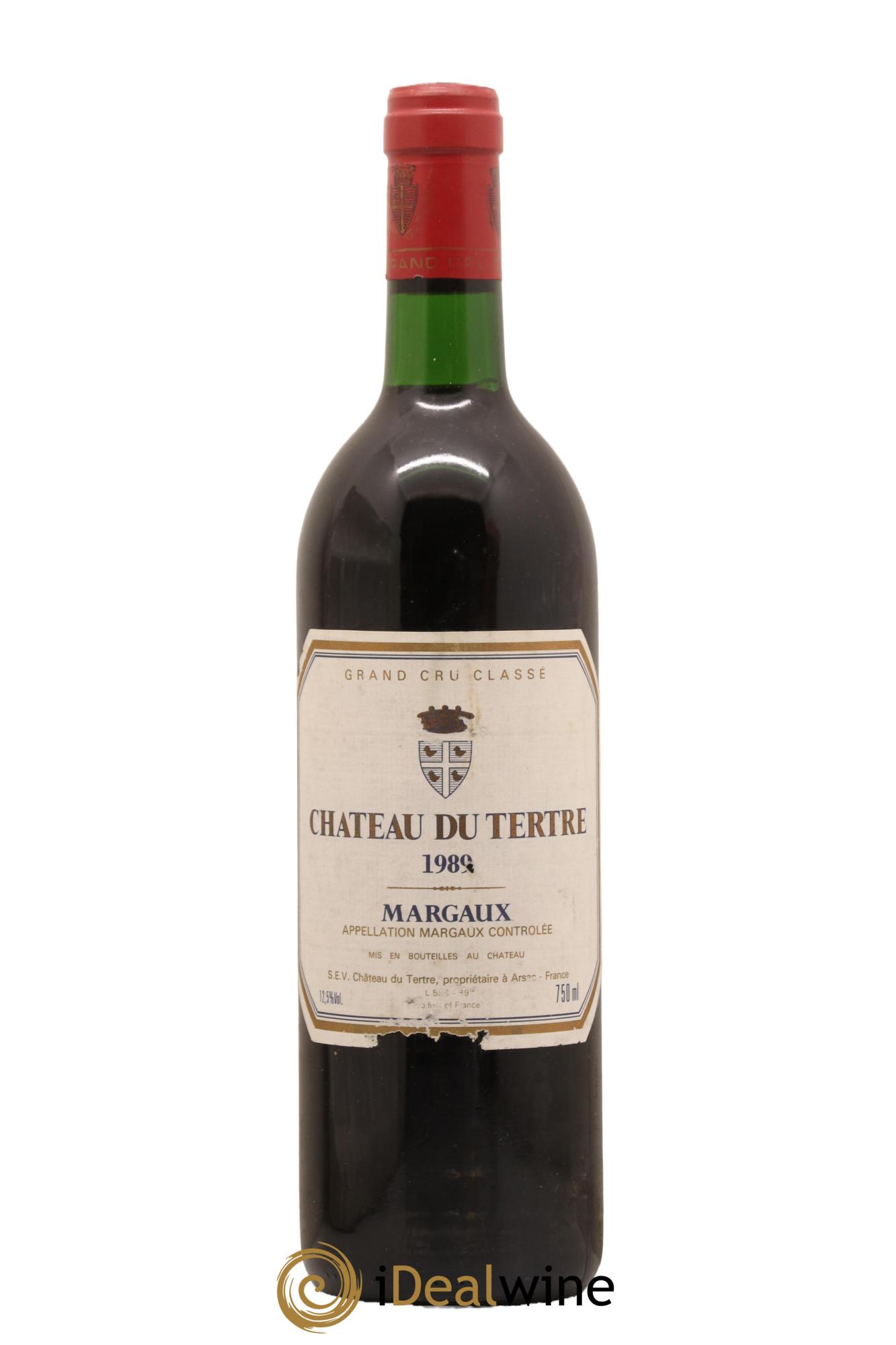 Château du Tertre 5ème Grand Cru Classé 1989 - Lot de 1 bouteille - 0