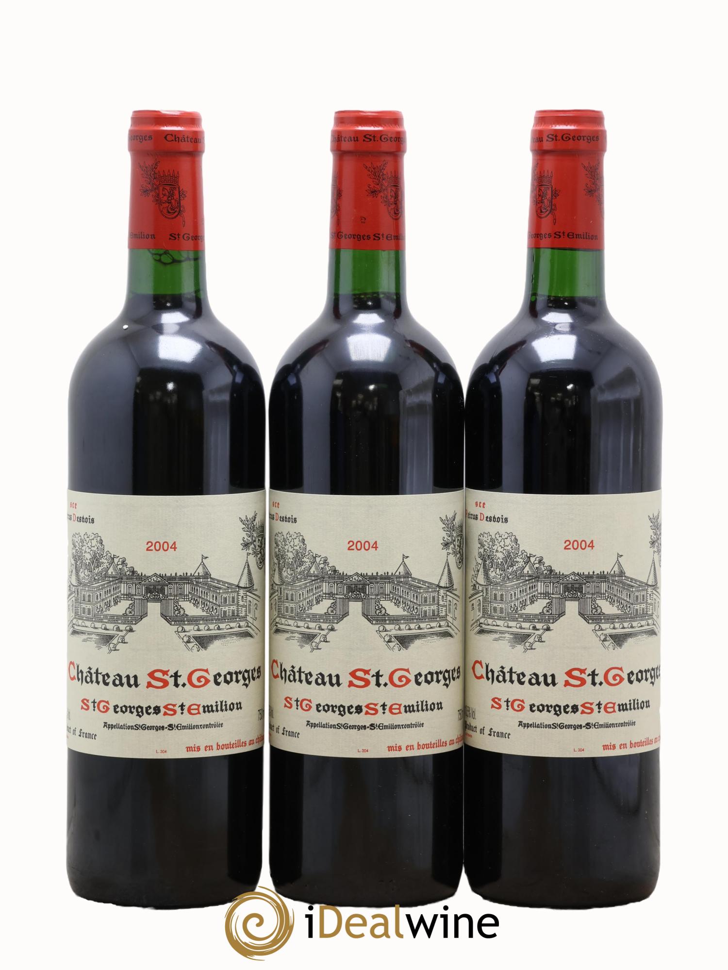 Château Saint-Georges 2004 - Lot de 3 bouteilles - 0