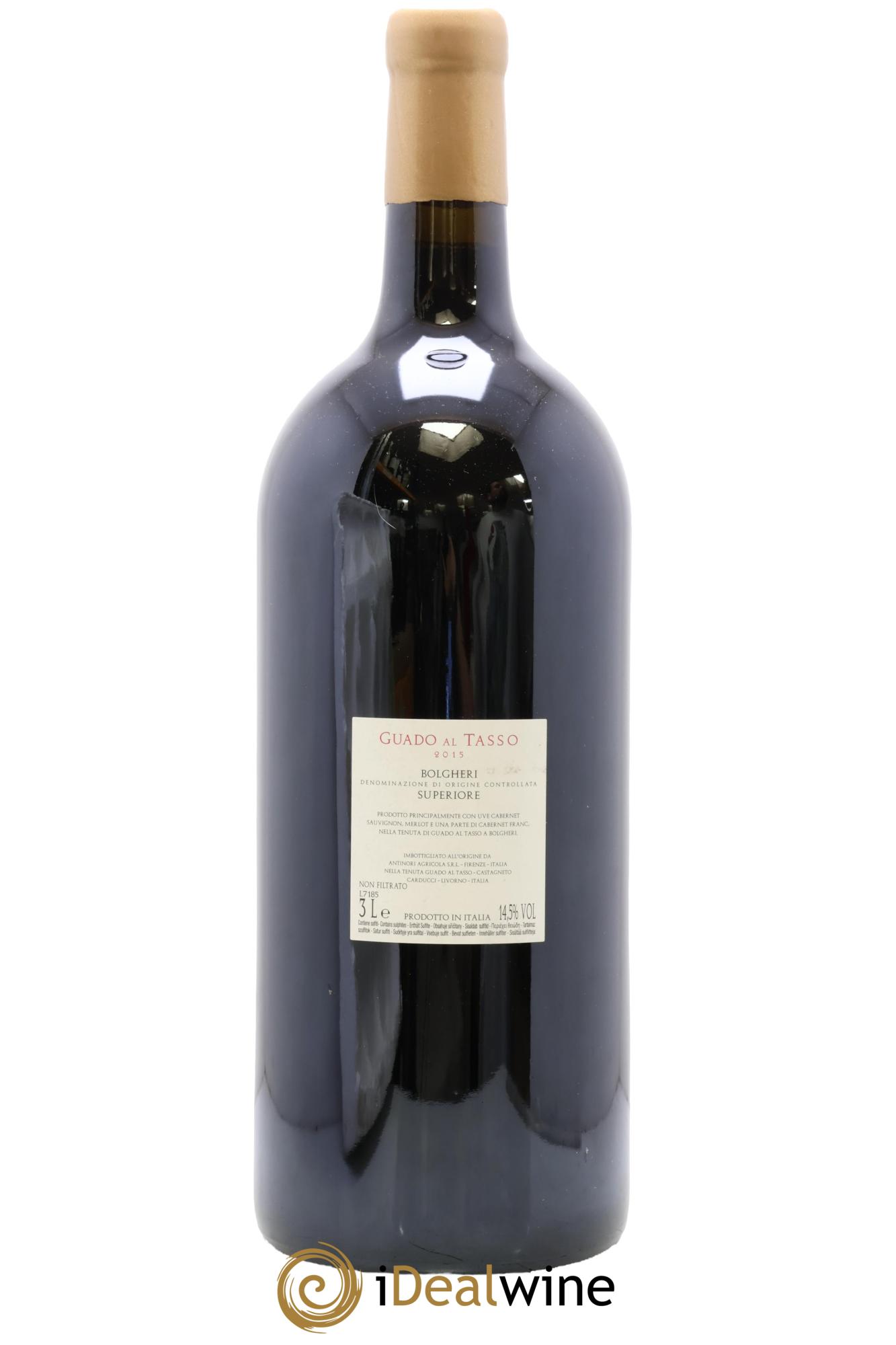 Bolgheri Superiore DOC Guado al Tasso Tenuta Guado al Tasso - Marchesi Antinori 2015 - Lot de 1 double magnum - 1