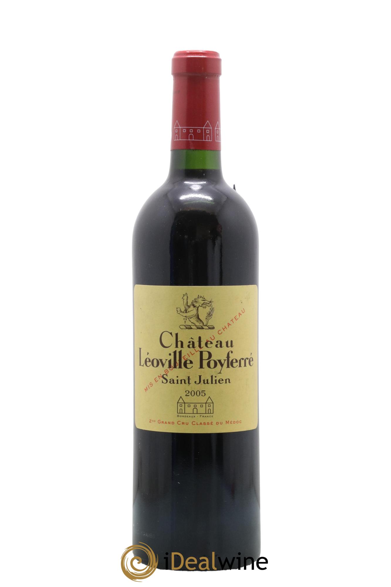 Château Léoville Poyferré 2ème Grand Cru Classé 2005 - Lot de 1 bouteille - 0