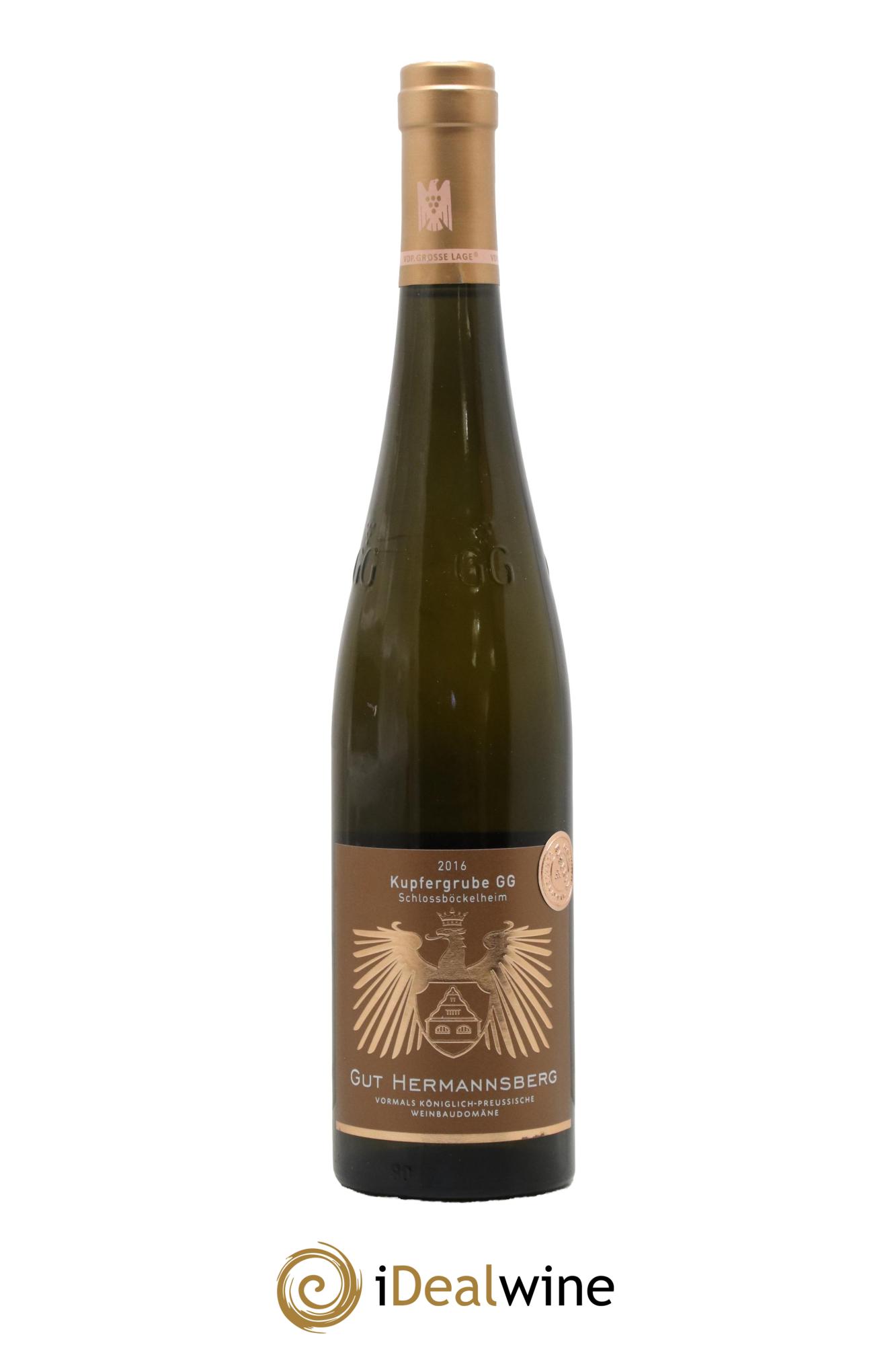 Allemagne Nahe Riesling Kupfergrube GG Gut Hermannsberg 2016 - Lot de 1 bouteille - 0