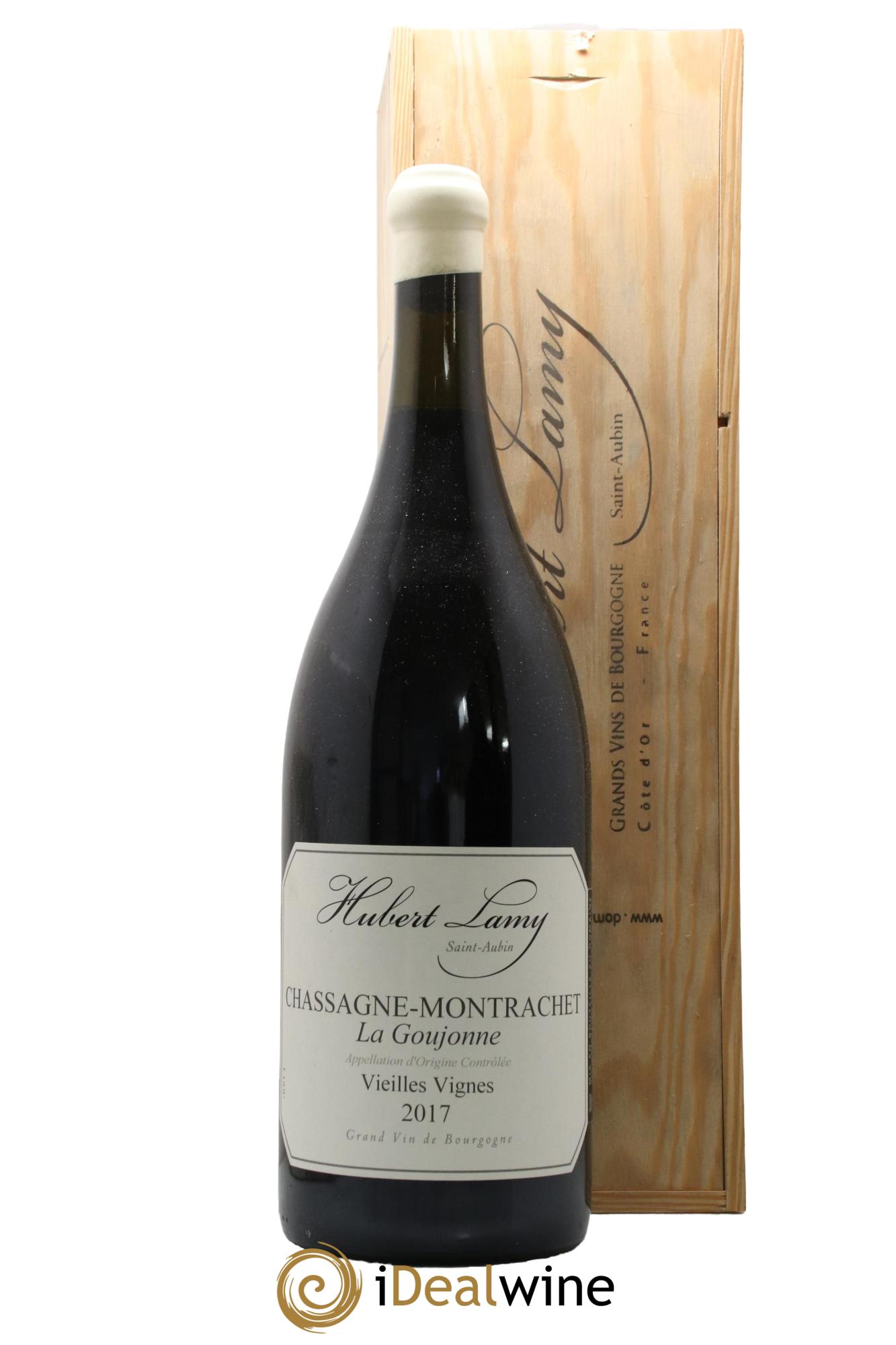 Chassagne-Montrachet La Goujonne Vieilles Vignes Hubert Lamy 2017 - Lot de 1 double magnum - 0