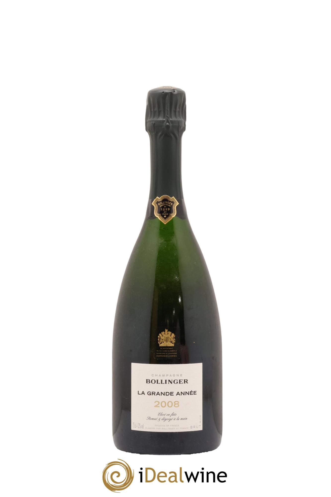 La Grande Année Brut Bollinger 2008 - Lote de 1 botella - 1