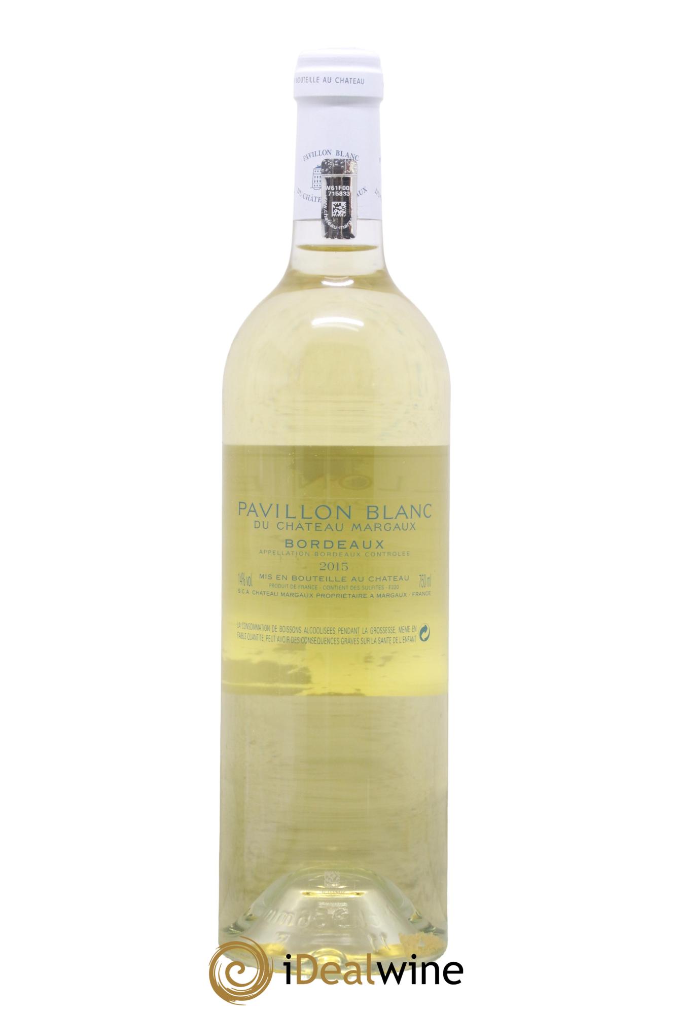 Pavillon Blanc du Château Margaux 2015 - Lot de 1 bouteille - 1
