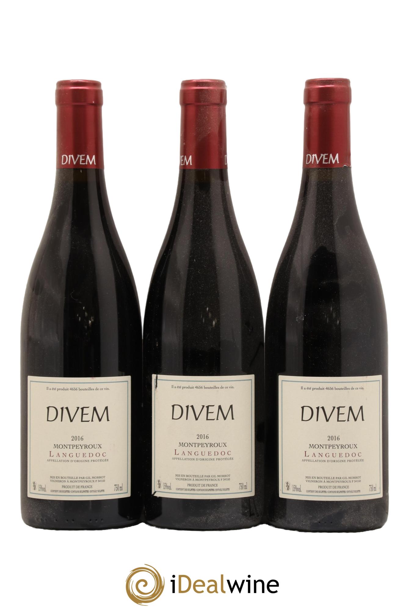 Languedoc Divem Domaine Gil Morrot 2016 - Lot de 3 bouteilles - 0
