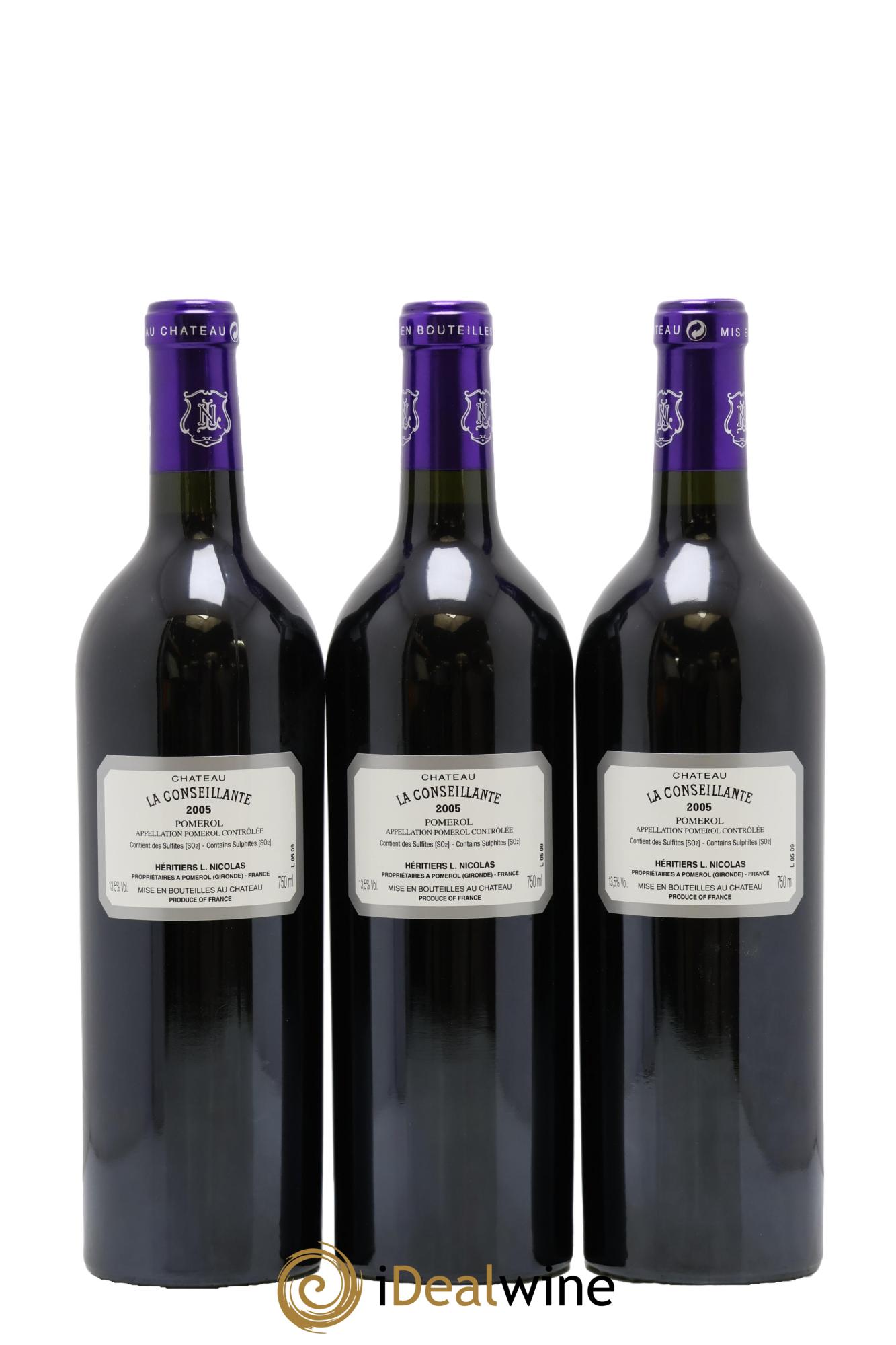 Château la Conseillante 2005 - Lot de 12 bouteilles - 8