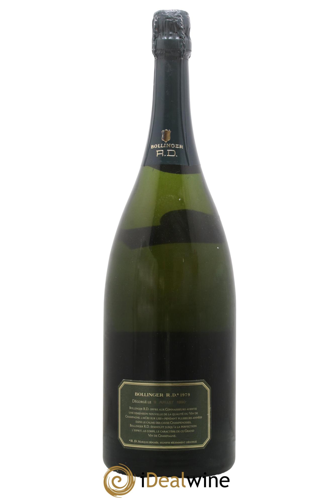 R.D. Extra-Brut Bollinger 1979 - Lot de 1 magnum - 1