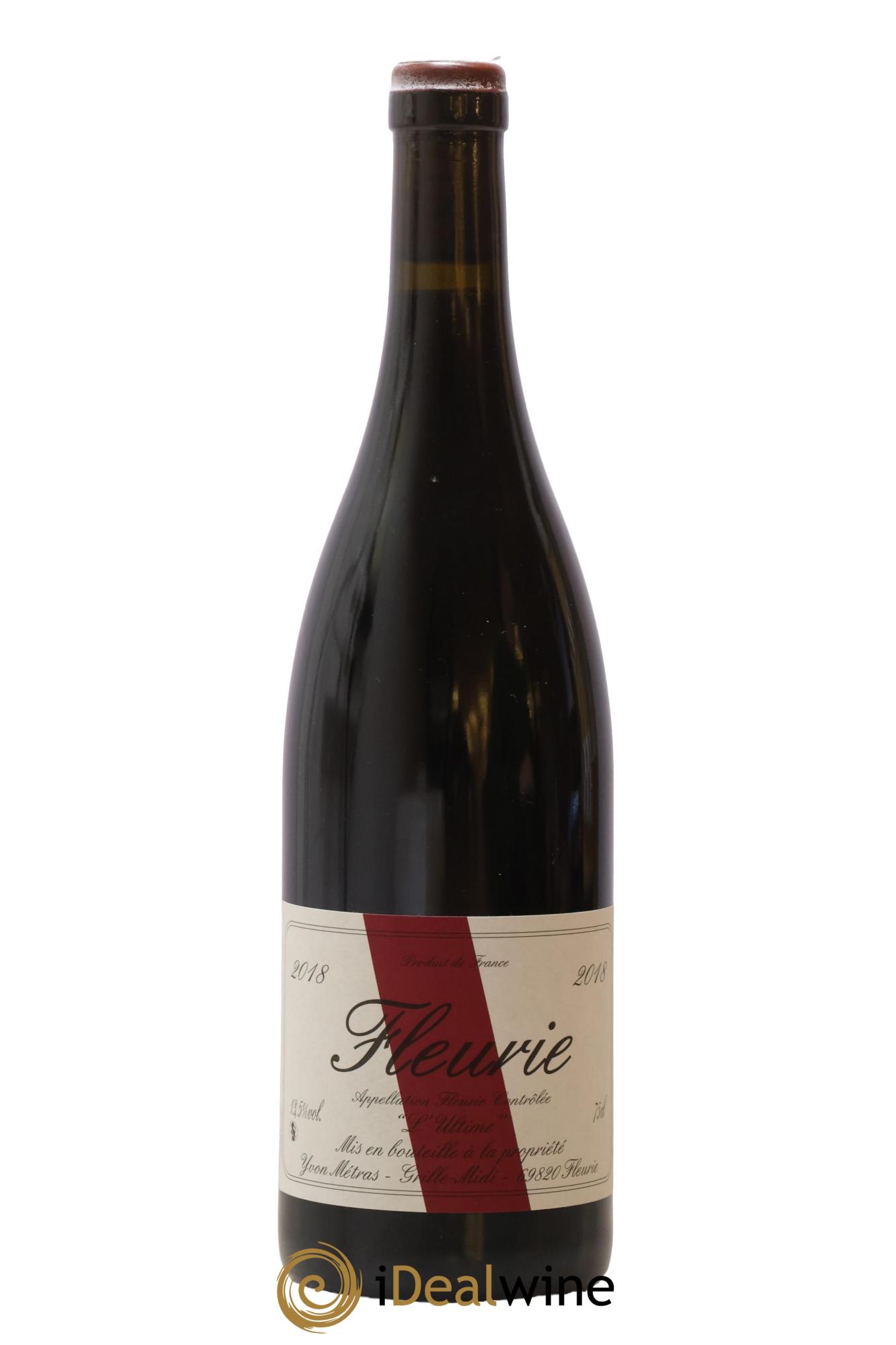 Fleurie l'Ultime Yvon Métras 2018 - Lot de 1 bouteille - 0