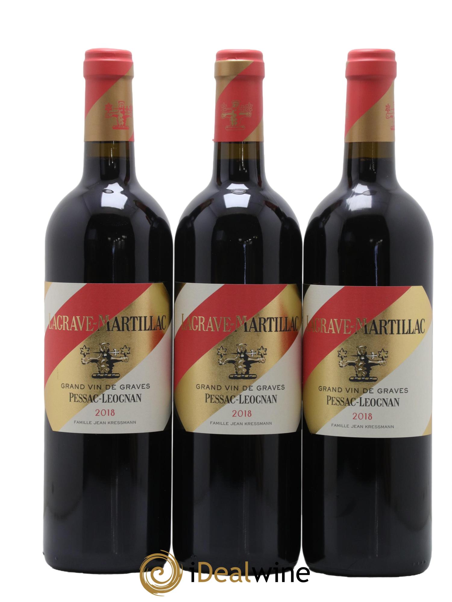 Lagrave Martillac Second Vin 2018 - Lot de 6 bouteilles - 1