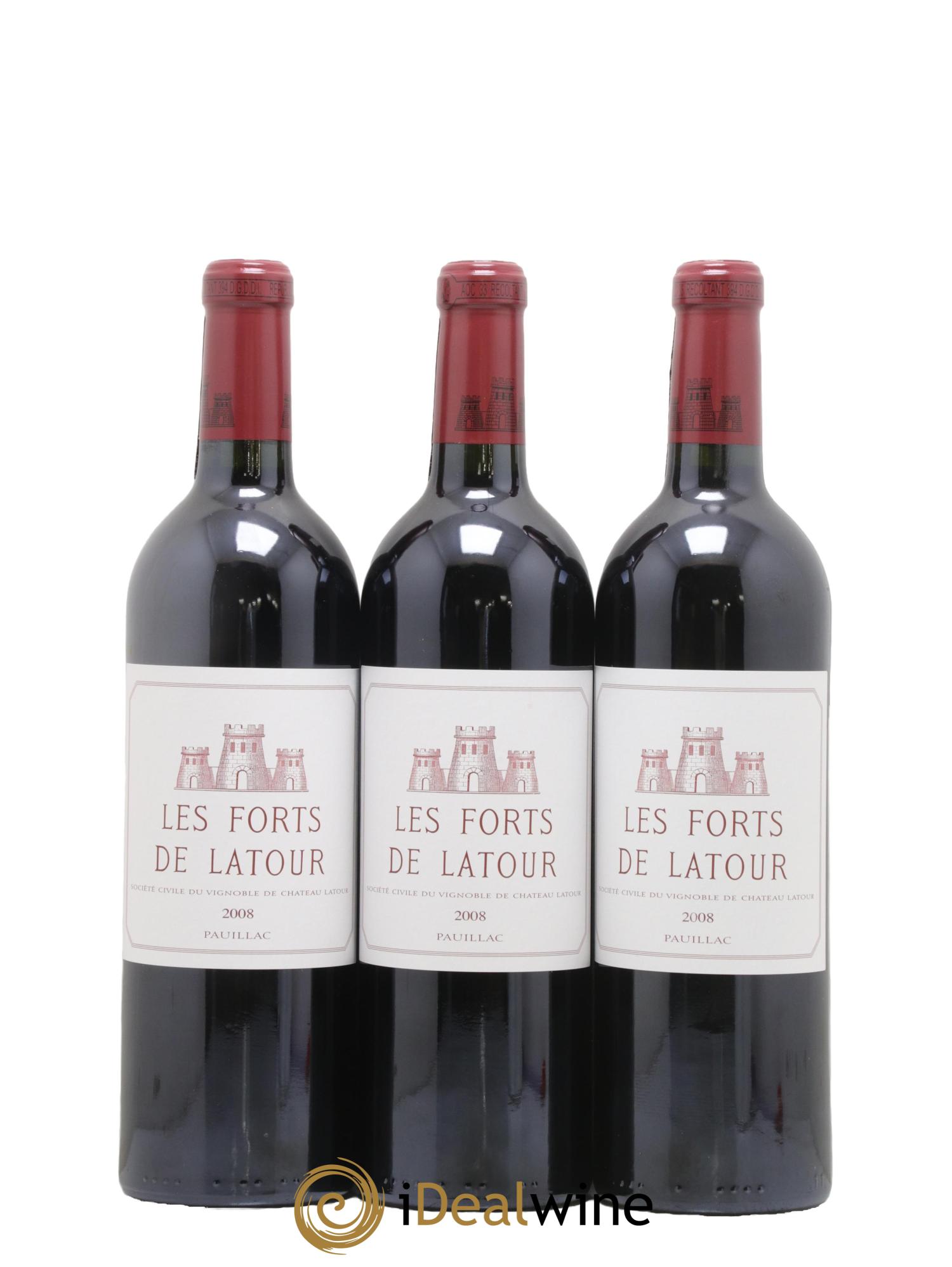 Les Forts de Latour Second Vin  2008 - Posten von 12 Flaschen - 5