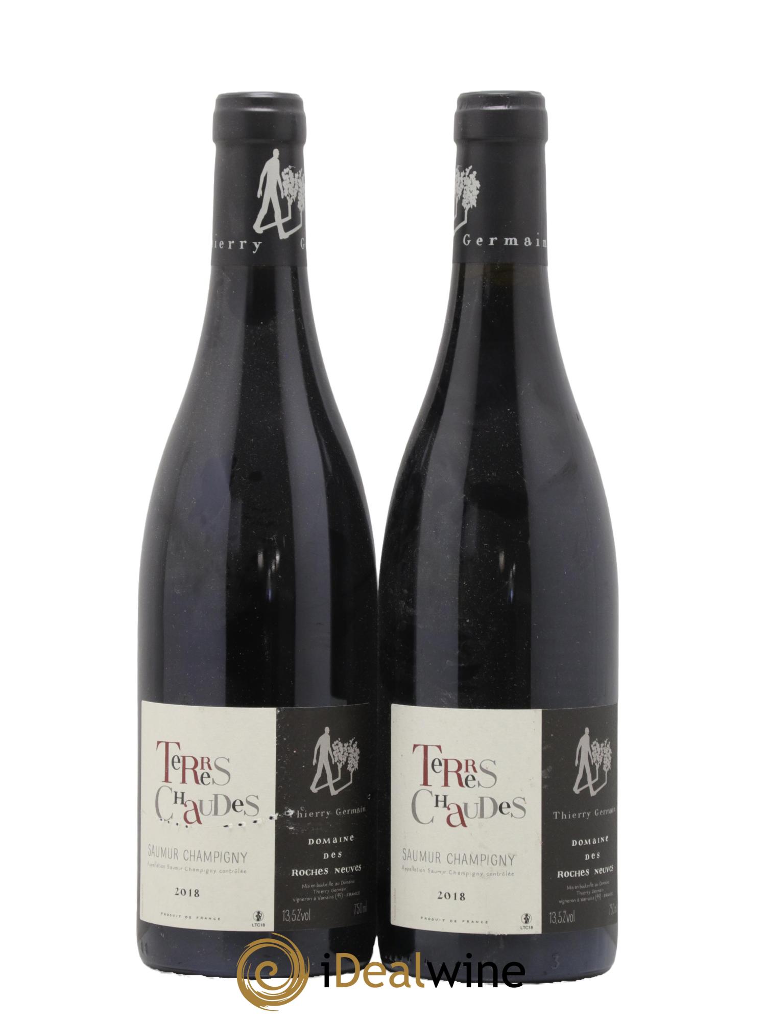 Saumur-Champigny Terres Chaudes Domaine des Roches Neuves - Thierry Germain 2018 - Lot de 2 bouteilles - 0