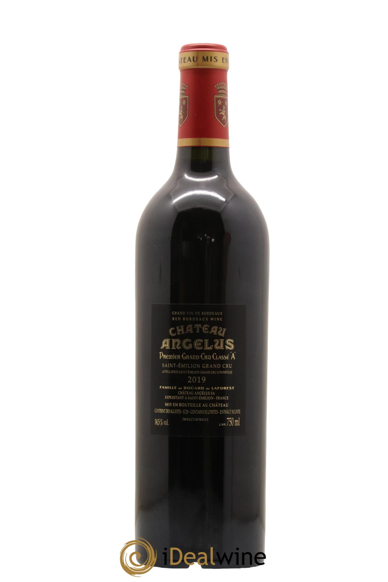 Château Angélus 1er Grand Cru Classé A 2019 - Lot of 1 bottle - 1