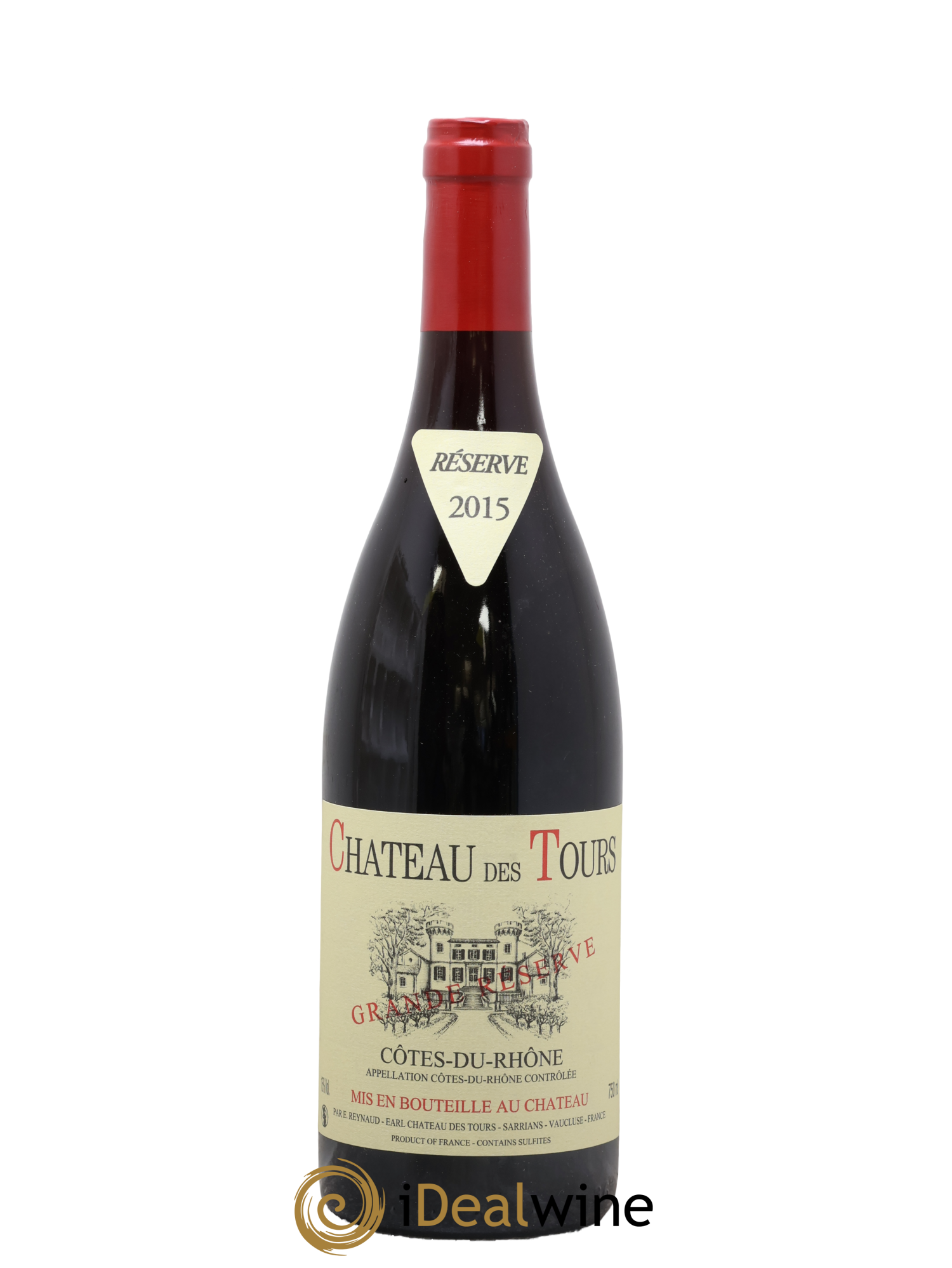 Côtes-du-Rhône Château des Tours Grande Réserve Emmanuel Reynaud 2015 - Lot de 1 bouteille - 0