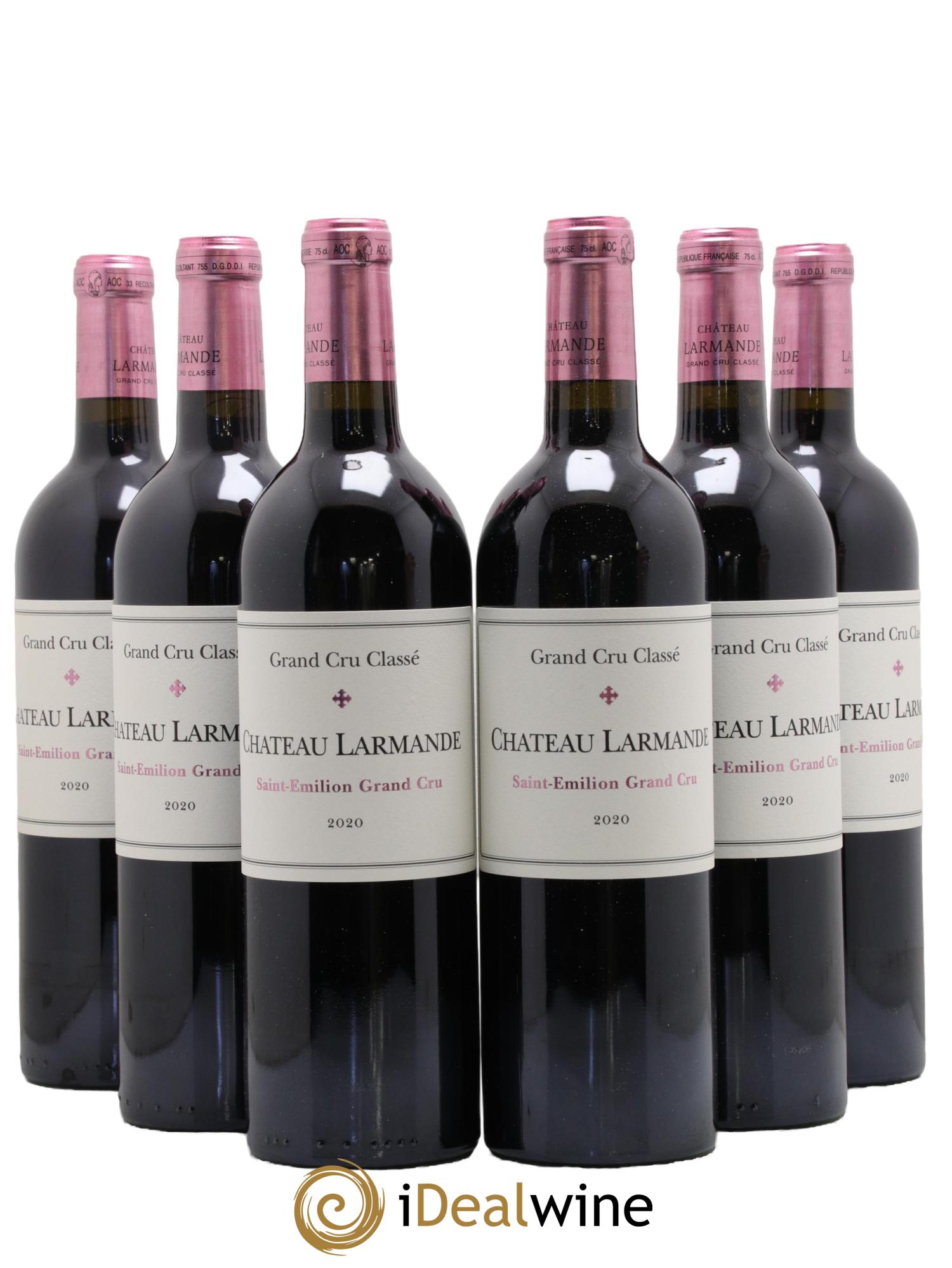Château Larmande Grand Cru Classé 2020 - Lot of 6 bottles - 0