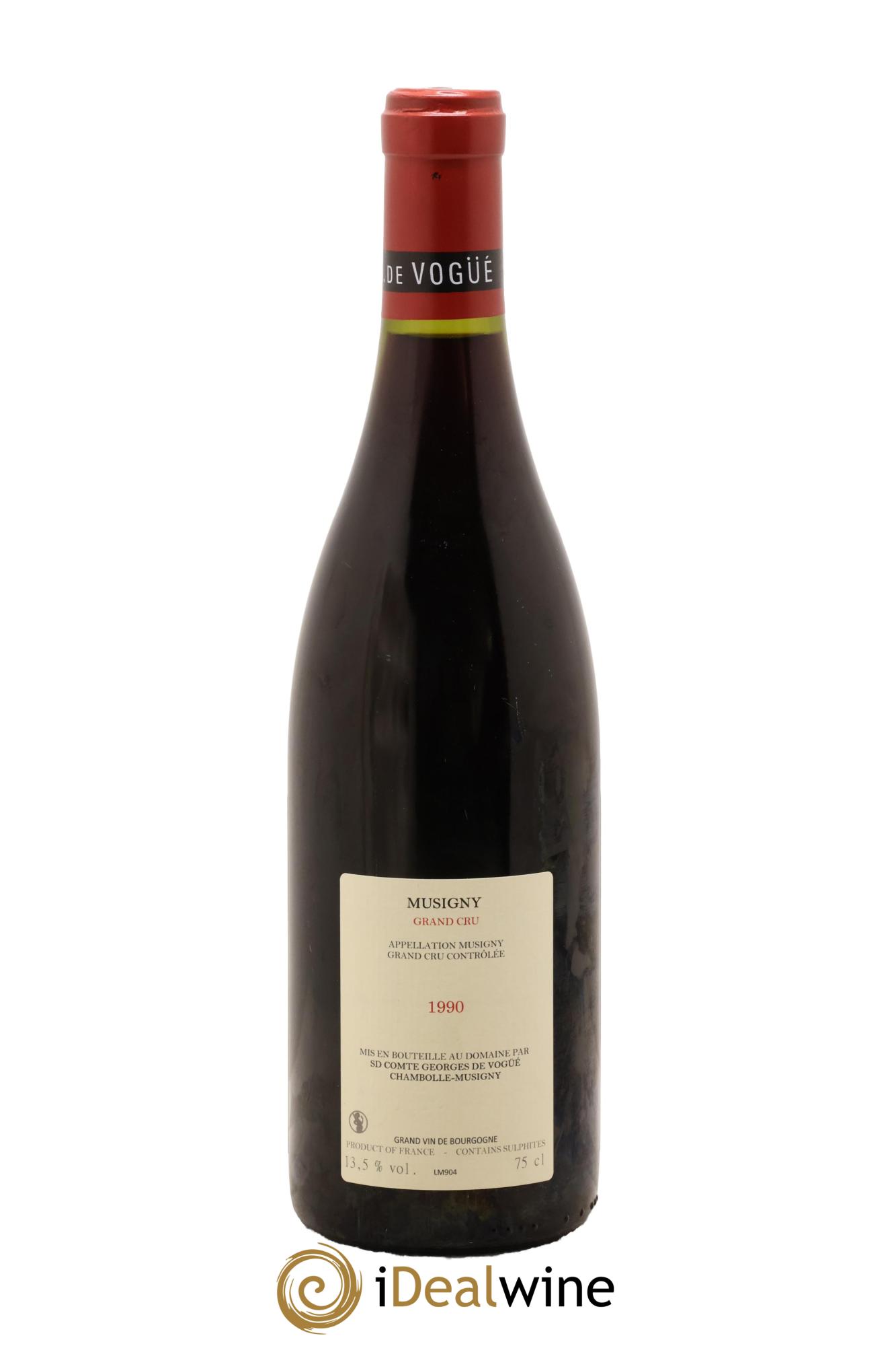 Musigny Grand Cru Cuvée Vieilles Vignes Comte Georges de Vogüé 1990 - Lot de 1 bouteille - 1