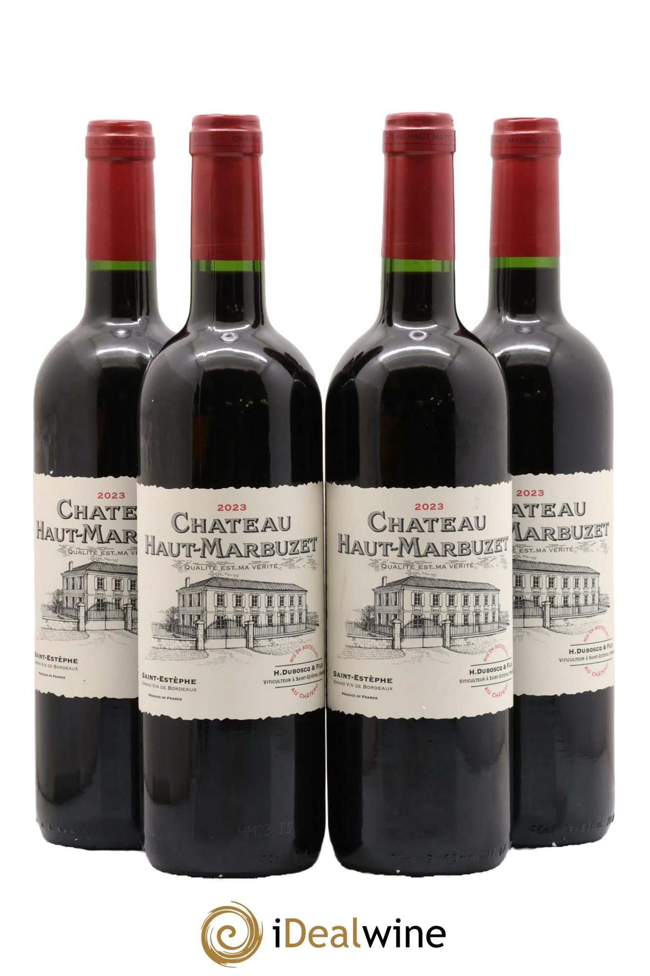 Château Haut Marbuzet 2023 - Lotto di 4 bottiglie - 0
