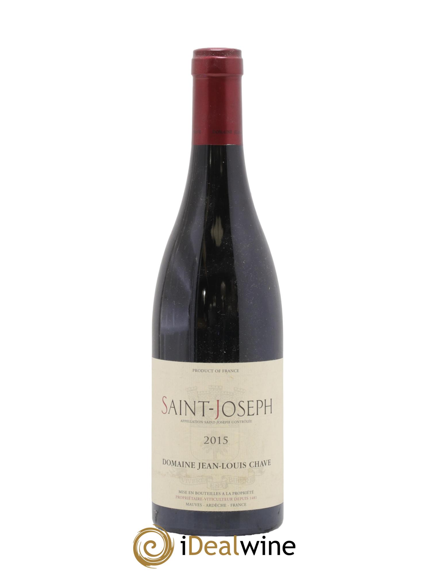 Saint-Joseph Jean-Louis Chave 2015 - Lot de 1 bouteille - 0