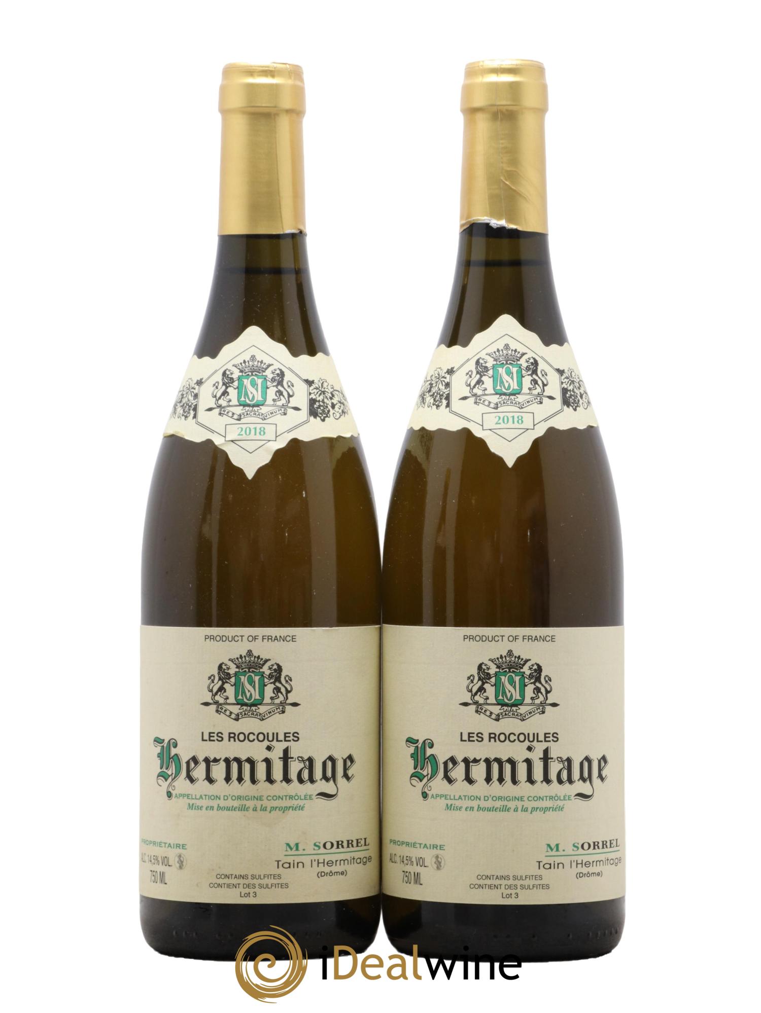 Hermitage Les Rocoules Marc Sorrel 2018 - Lot de 2 bouteilles - 0