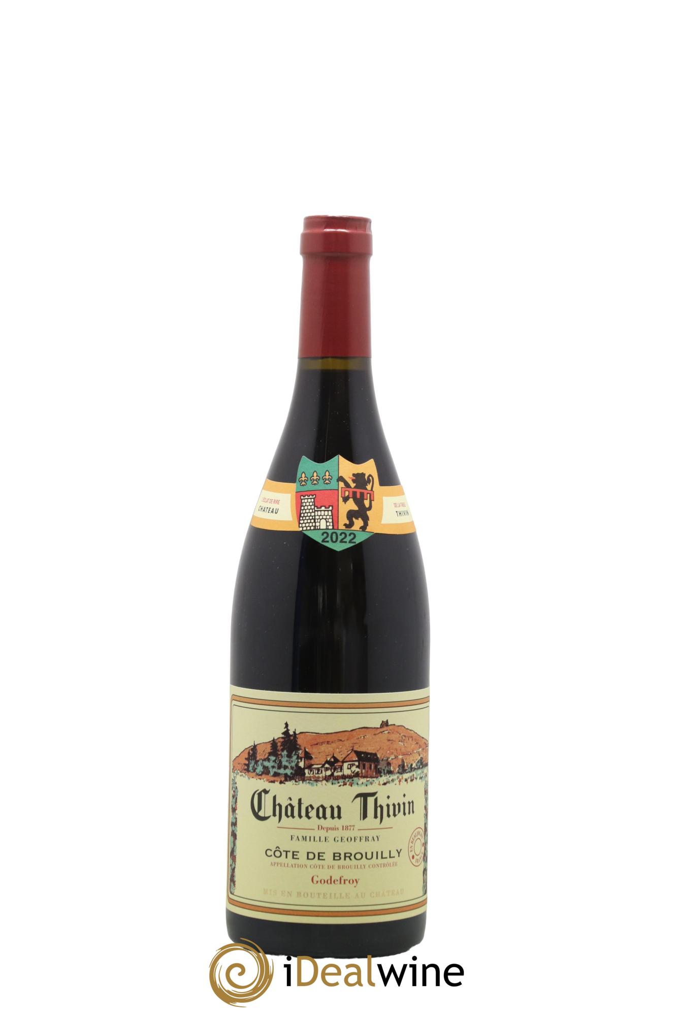 Côte de Brouilly Cuvée Godefroy Château Thivin 2022 - Lot of 1 bottle - 0