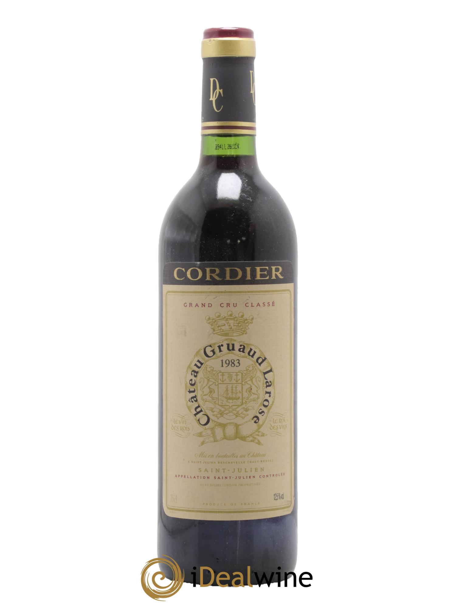 Château Gruaud Larose 2ème Grand Cru Classé 1983 - Lot de 1 bouteille - 0