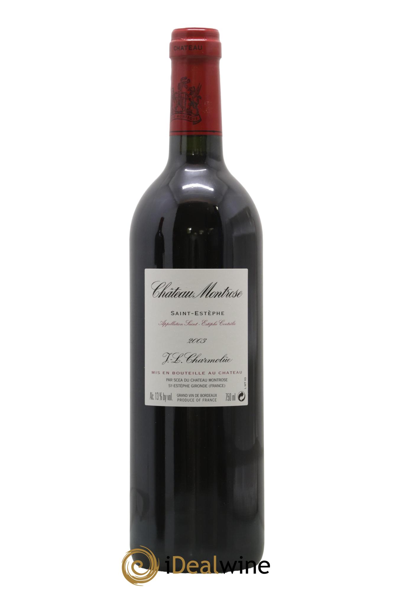 Château Montrose 2ème Grand Cru Classé 2003 - Posten von 1 Flasche - 1