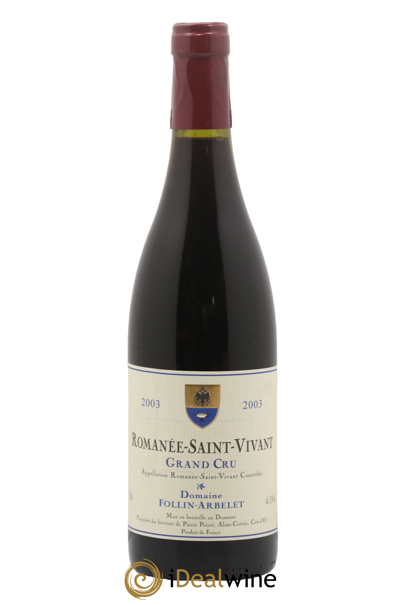 Romanée-Saint-Vivant Grand Cru Follin-Arbelet 2003 - Lot de 1 bouteille - 0