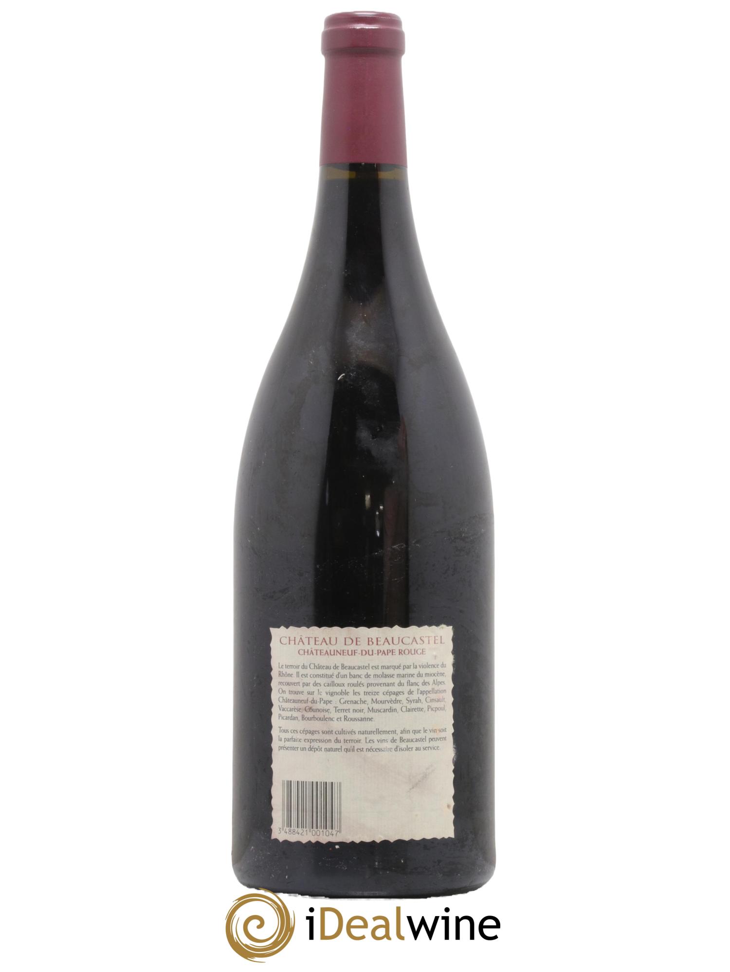 Châteauneuf-du-Pape Château de Beaucastel Famille Perrin 2001 - Lot de 1 magnum - 1