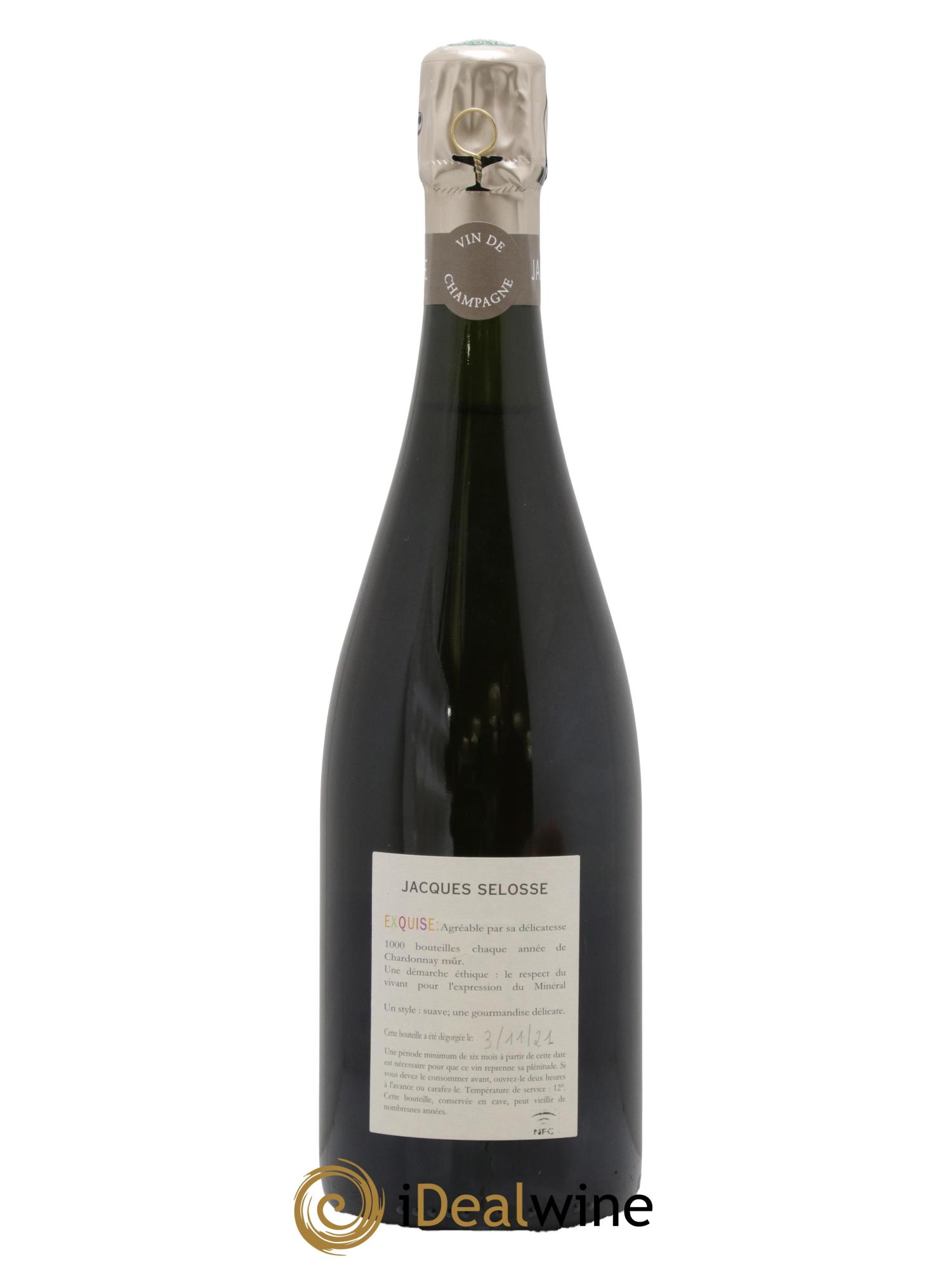 Exquise NV Jacques Selosse - Lotto di 1 bottiglia - 1